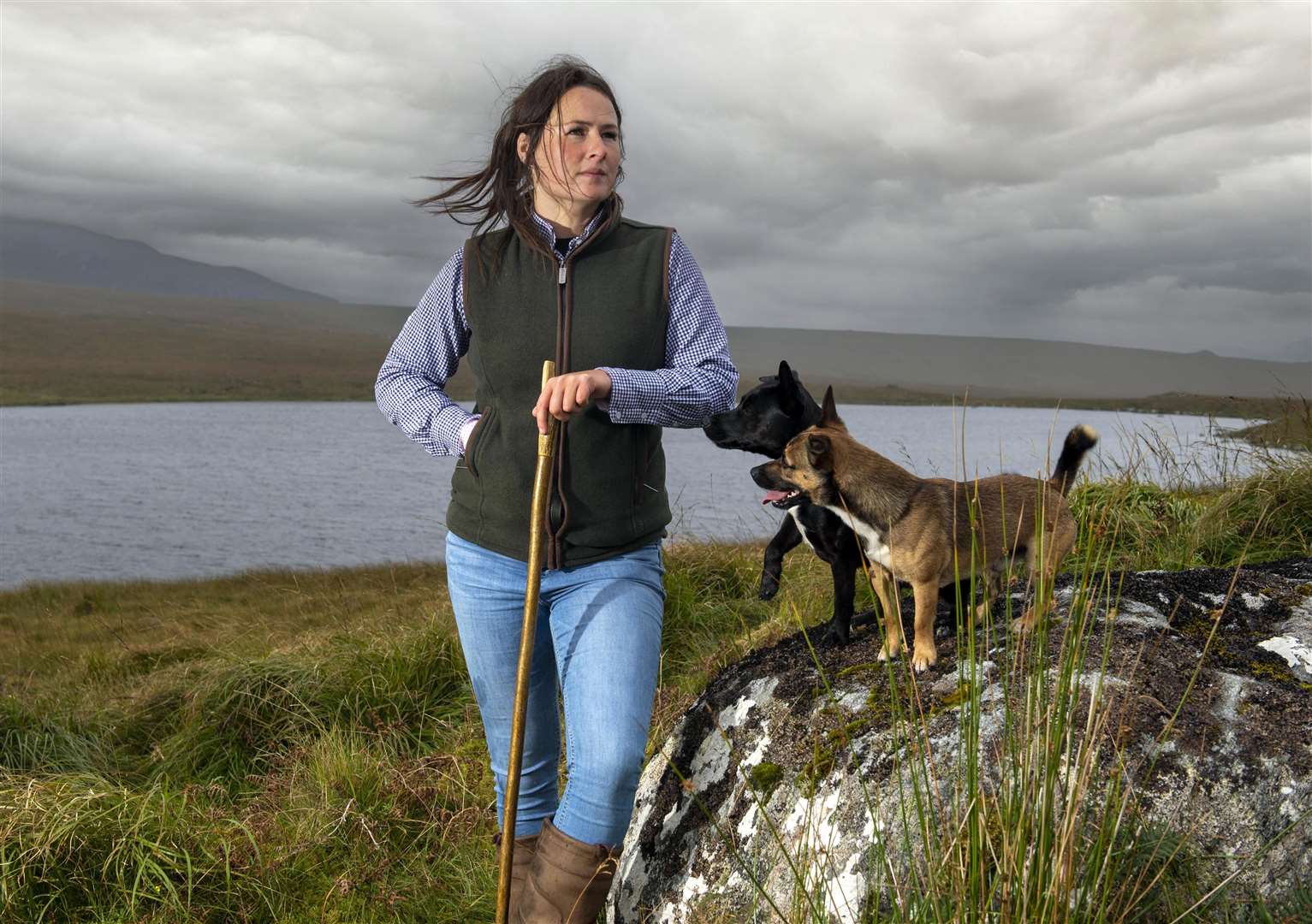 Sophie Clark of Kinlochbervie hopes other women will check out the possibilities of careers in land management.