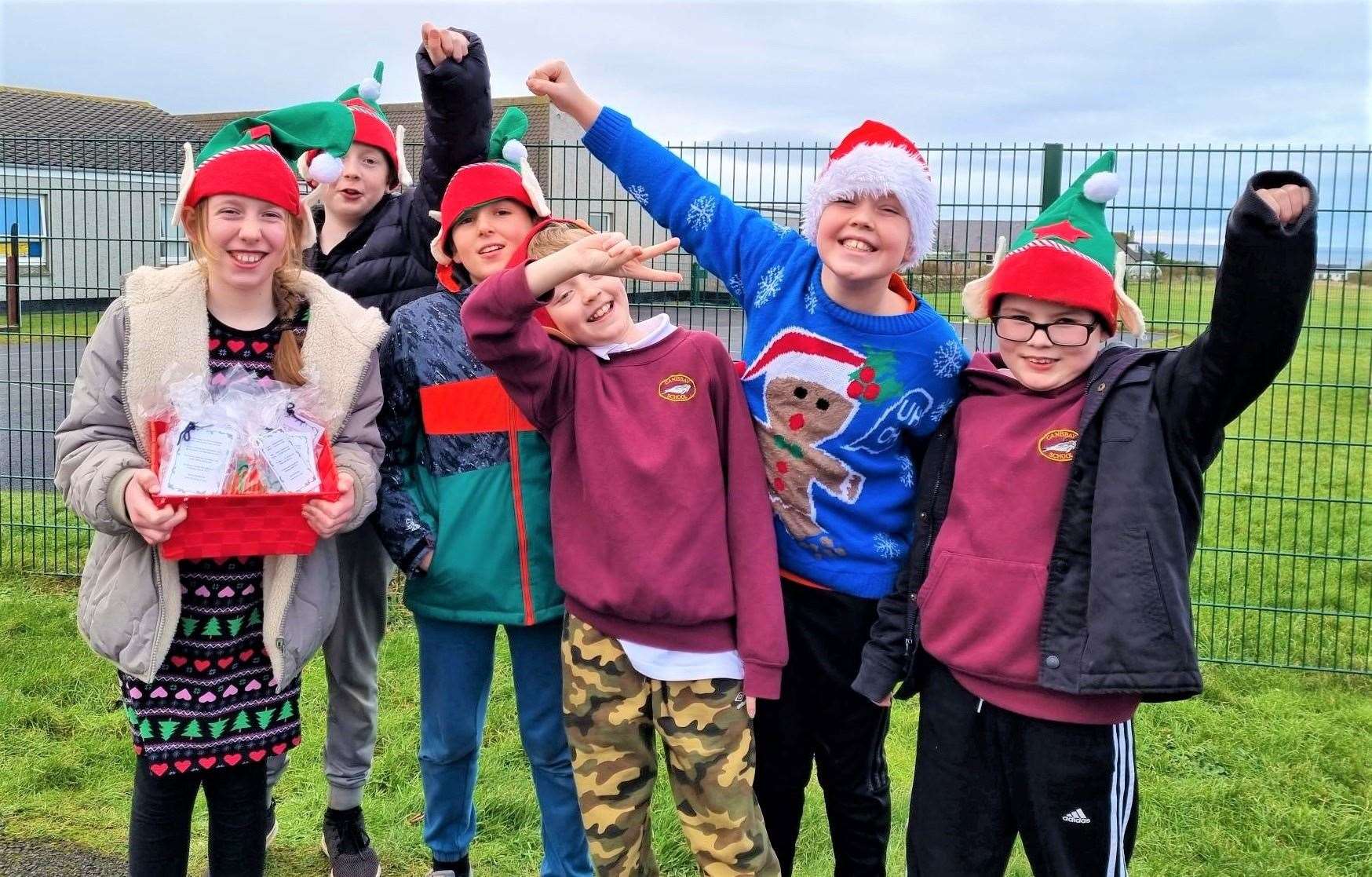 Canisbay pupils spreading Christmas cheer