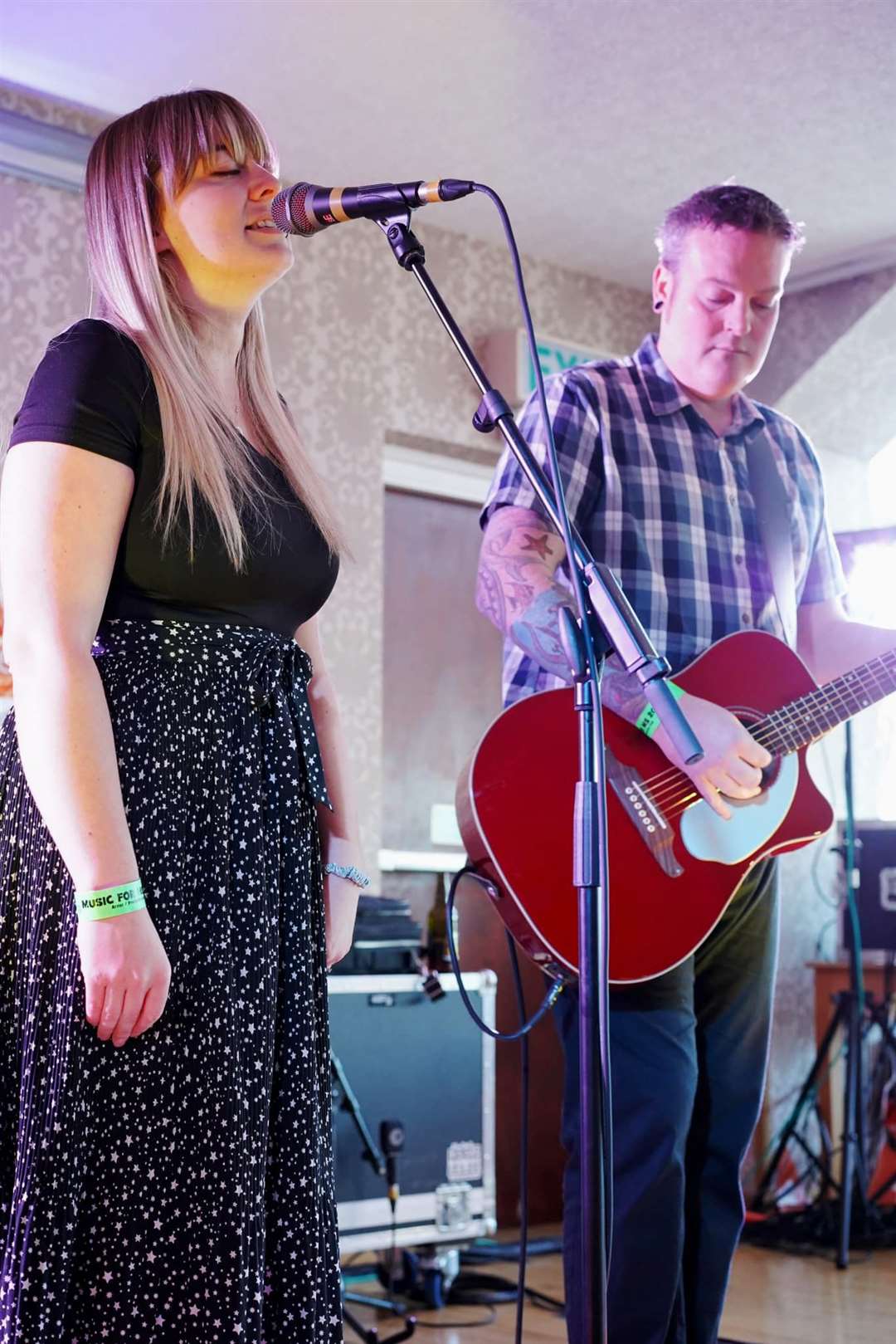 Andy and Ailsa were among the performers in the Park Hotel. Picture: Shondie Maclean