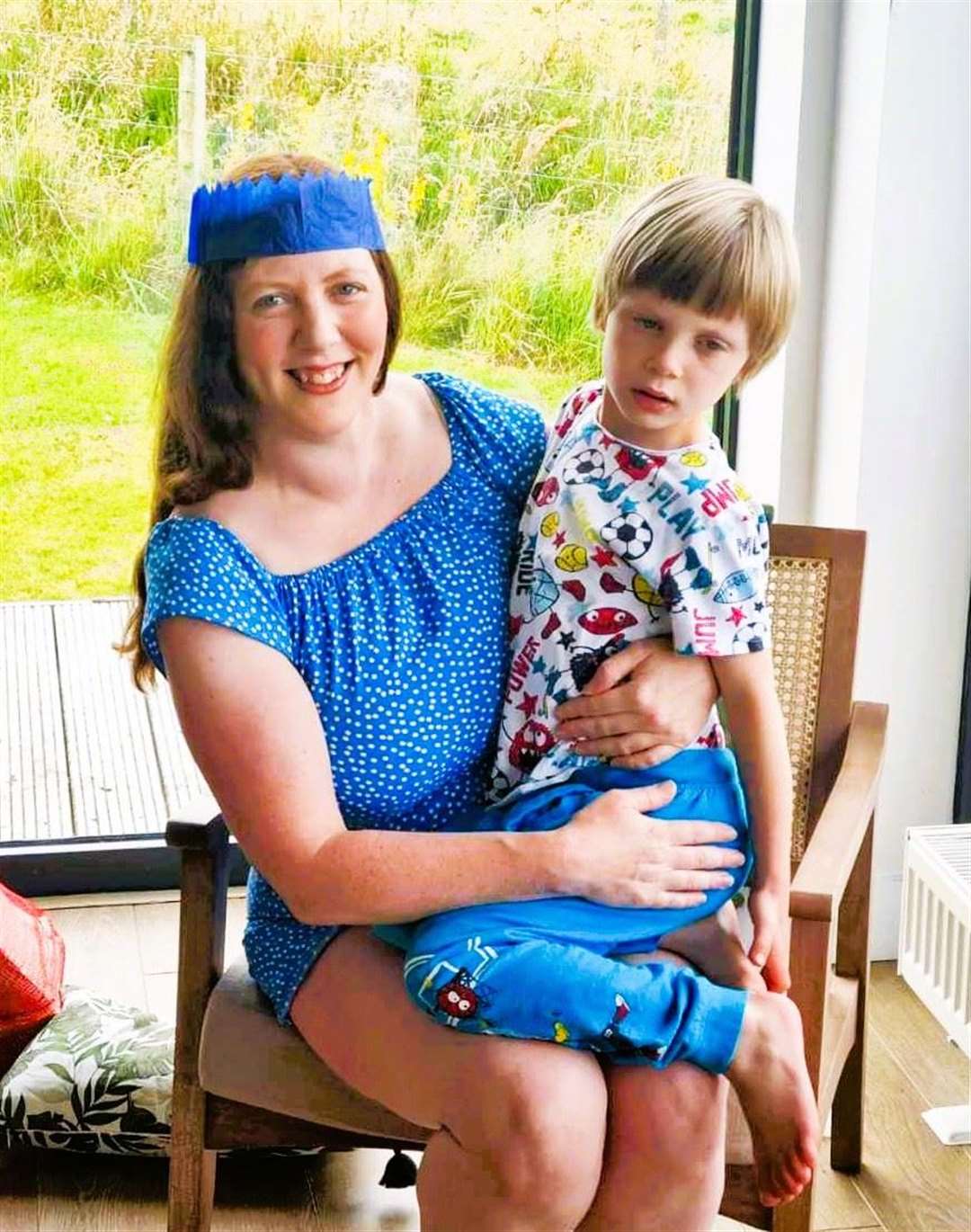 Elizabeth Jones and her son Ollie. The Thurso mum has started a petition and an online group for better respite care in the far north.