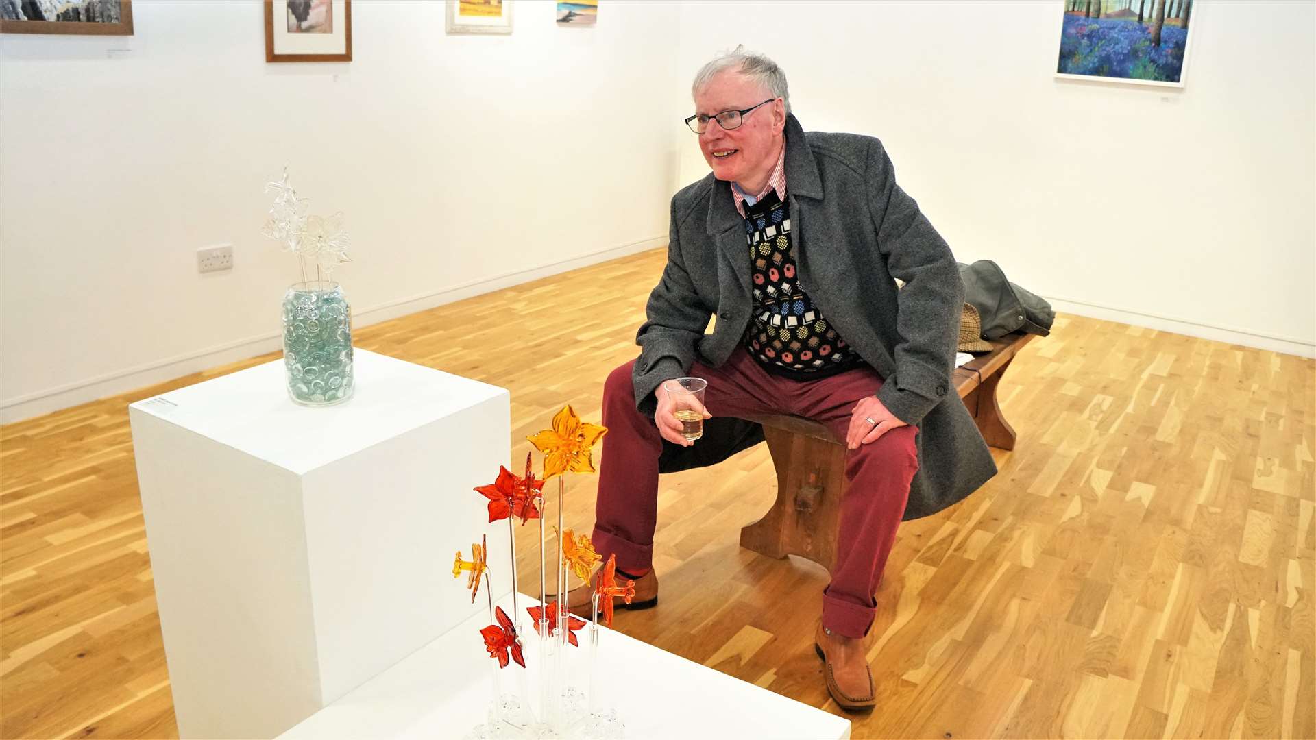 Ian Pearson is chair of the Society of Caithness Artists. Picture: DGS