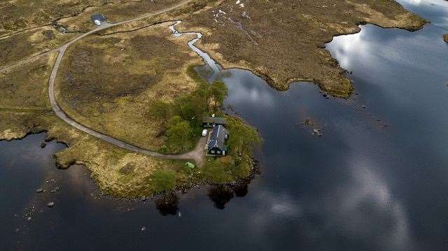 Loch Ossian.  Photo: Hostelling Scotland.