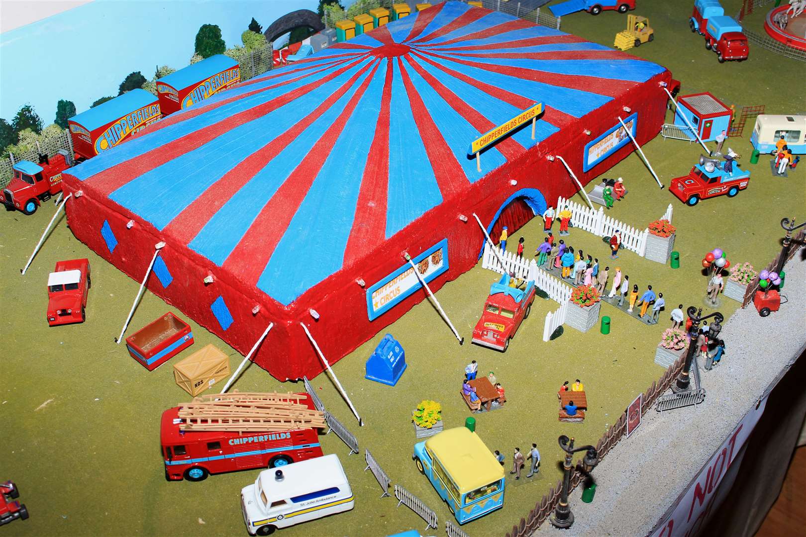 A detailed circus display created by Ricky Nobile from Reay. Picture: Alan Hendry