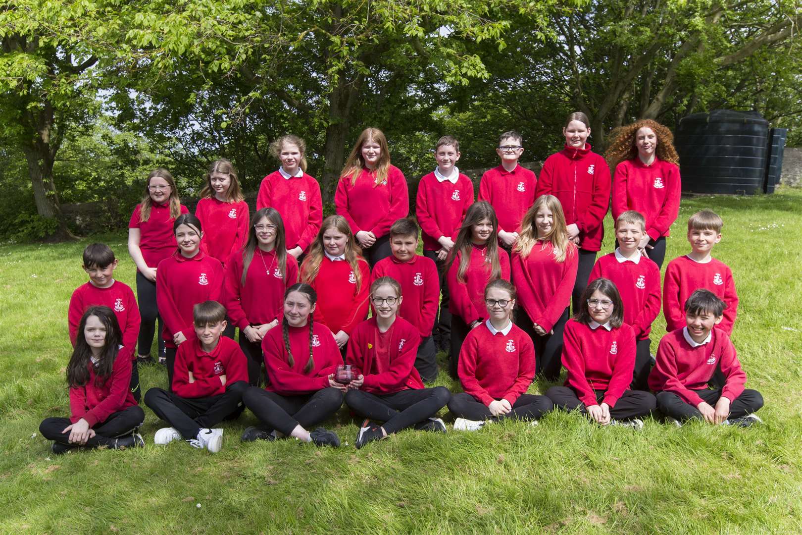 Noss P7R won the Caithness Glass Bowl for choral speaking, town schools. Picture: Robert MacDonald / Northern Studios
