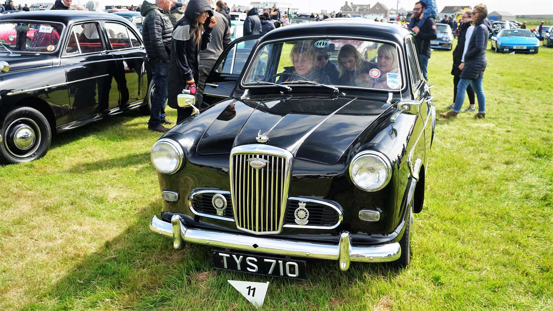 1957 Wolseley 1500 owned by club member David Green from John O'Groats. It came second in Class D – Post War Cars 1946- 1959. Picture: DGS