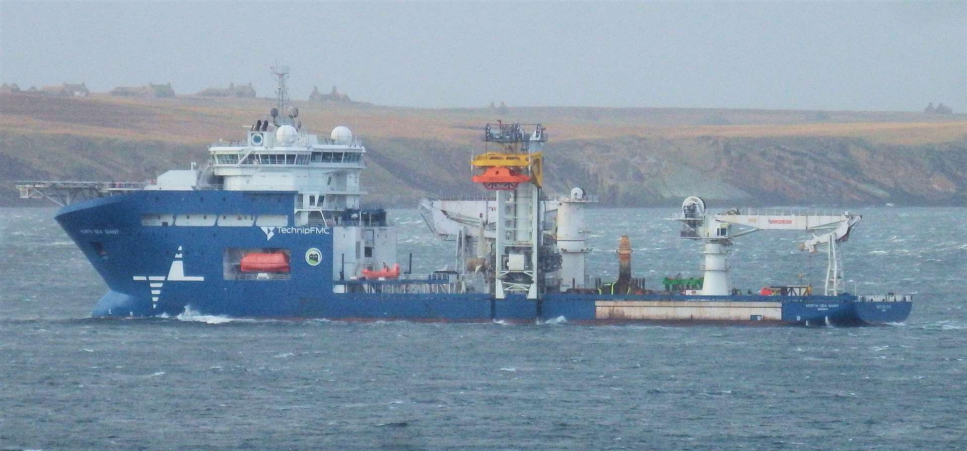 North Sea Giant. Picture: Mark Gibson