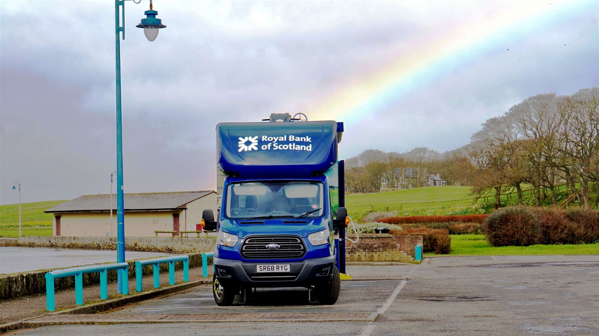 The Royal Bank of Scotland has a mobile branch that visits the town but it can be cancelled with little notice. Picture: DGS