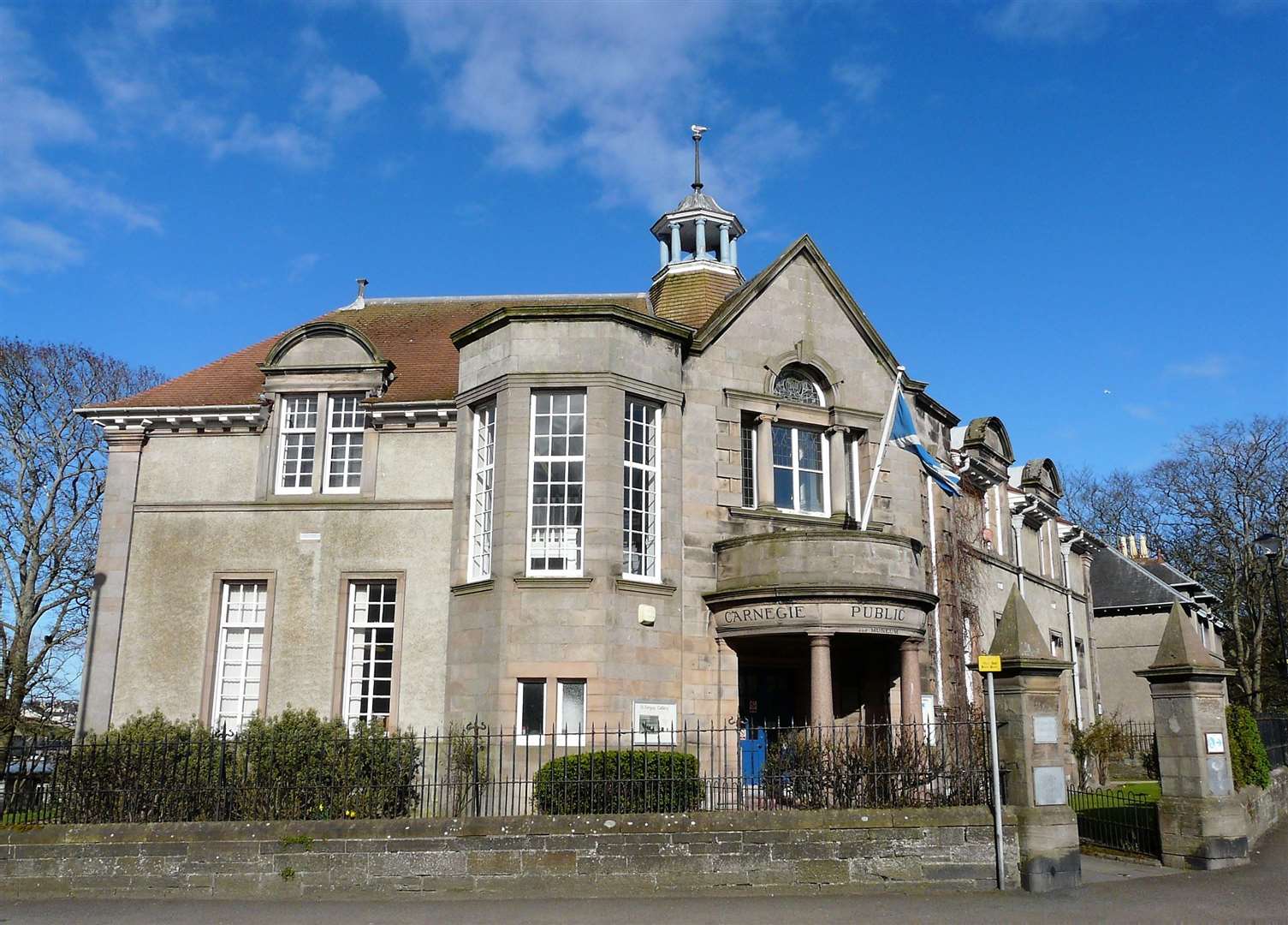 St Fergus Gallery sits on the top floor of the old Carnegie library building on Sinclair Terrace. Picture: Alan Hendry