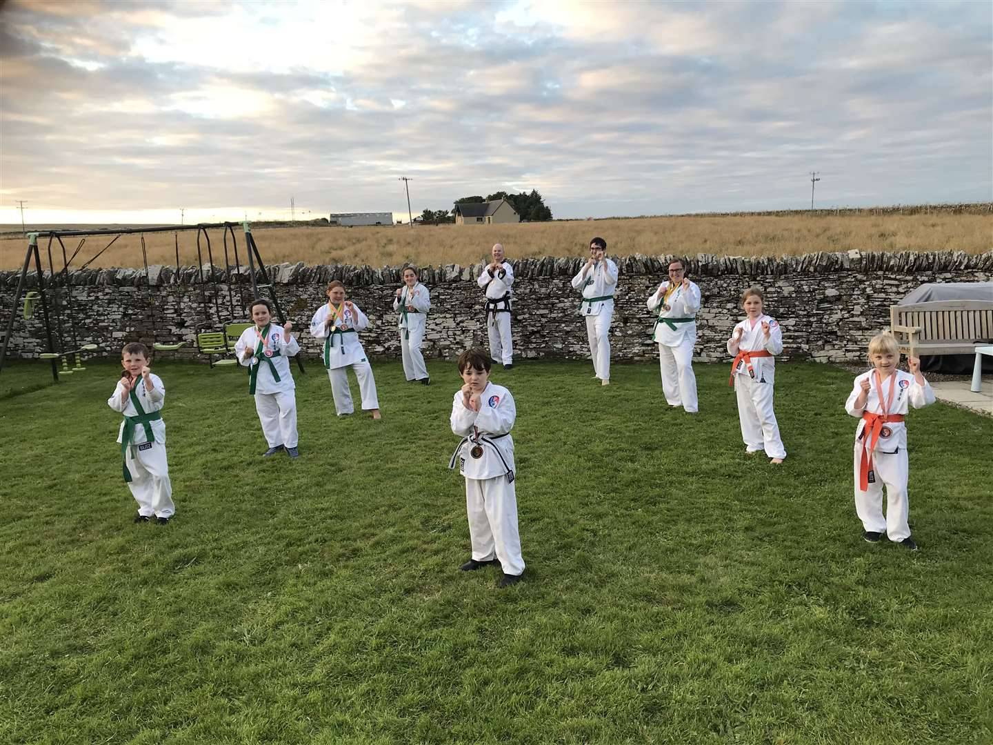 Caithness Tang Soo Do youngsters took part in a virtual Highland Championships.