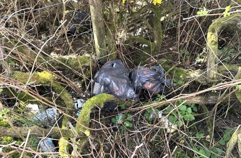 Fly-tipping was condemned by the chair of Watten Helps Out.