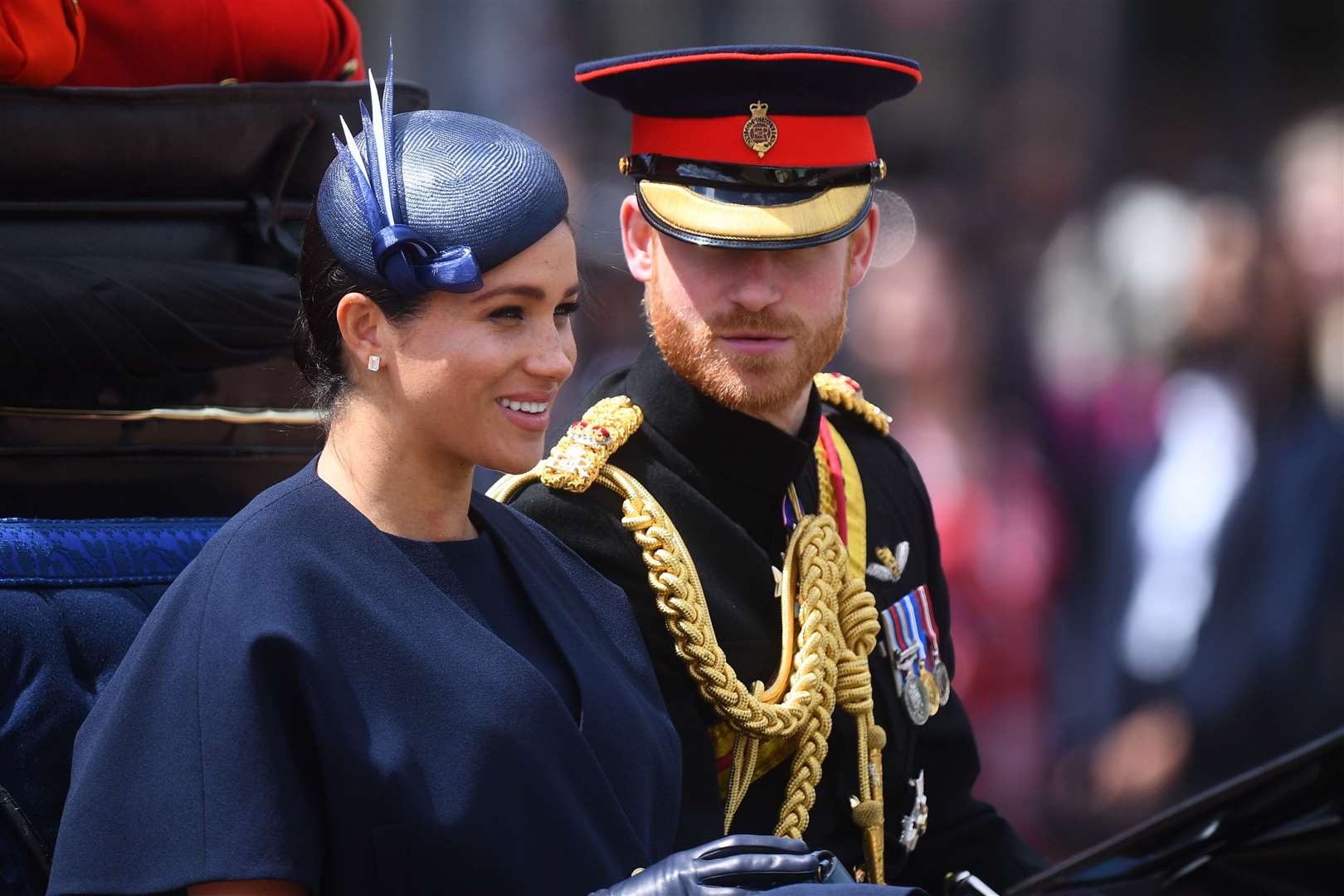 Meghan and Harry will join members of the royal family at the Trooping the Colour ceremony (Victoria Jones/PA)