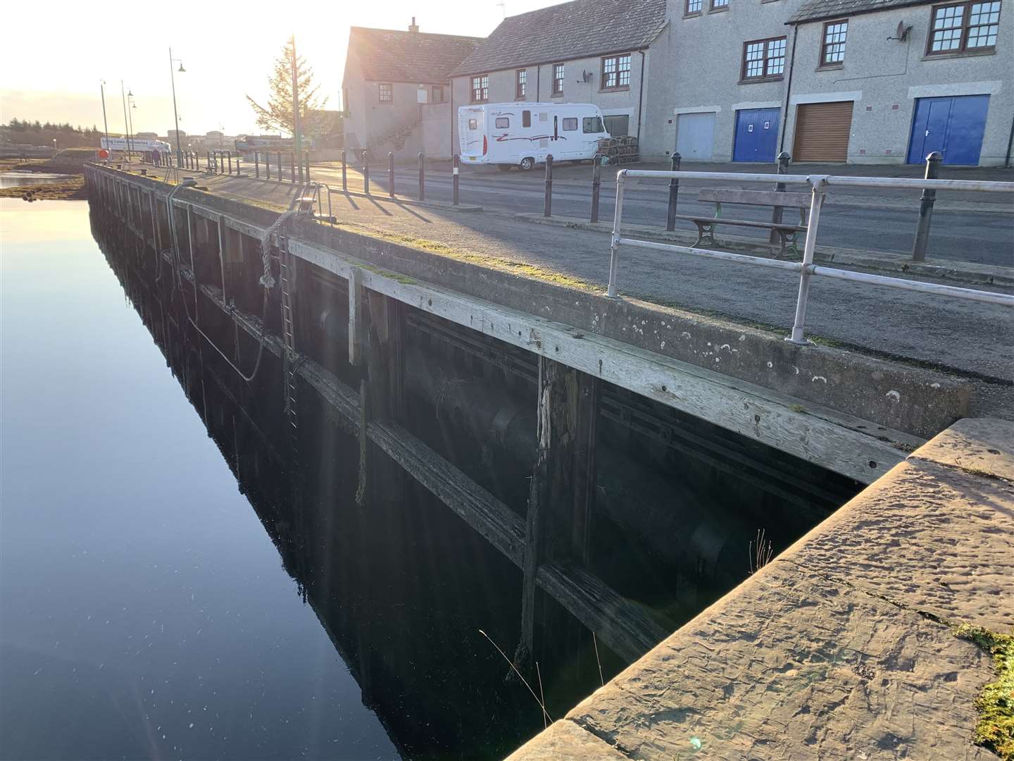The concerns were centred on a part of the harbour area at Thurso's Riverside Road.