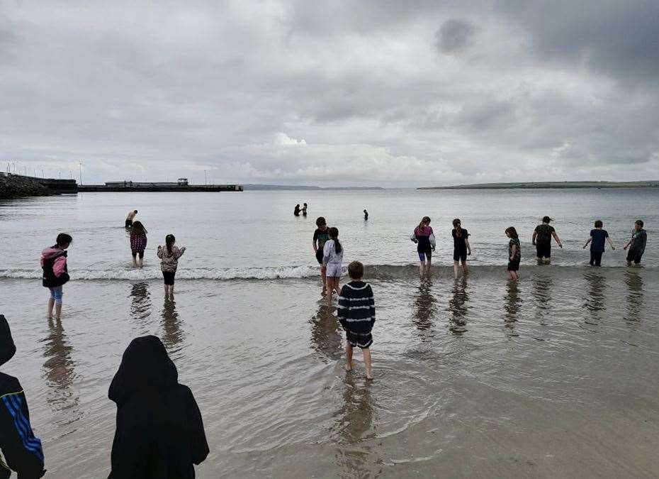 Thurso Youth Club's summer holiday activities have included a beach day.