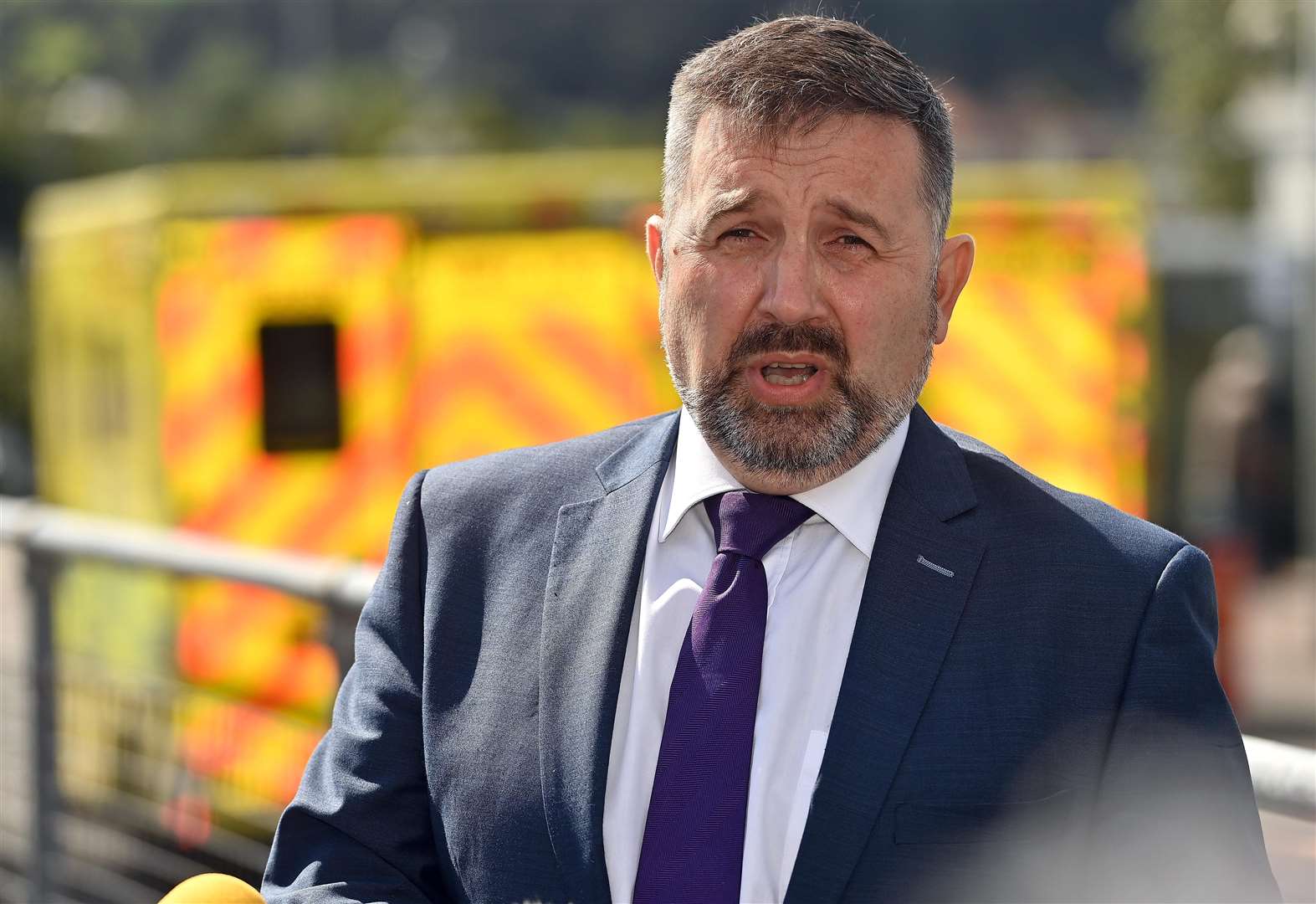 Health Minister Robin Swann said the lack of a 2022/23 budget means he is facing three key funding pressures that add up to £400 million (Oliver McVeigh/PA)
