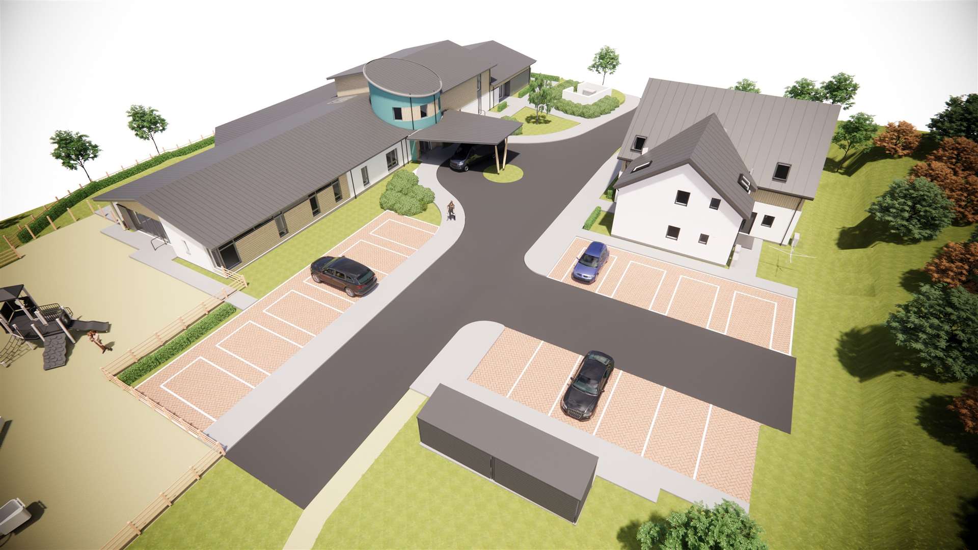 An illustration of what the Haven Centre will look like.