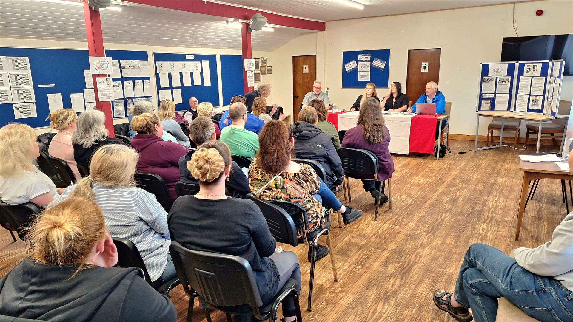 There was a full house at the Encompass Caithness public meeting in Wick in May this year. Picture: DGS