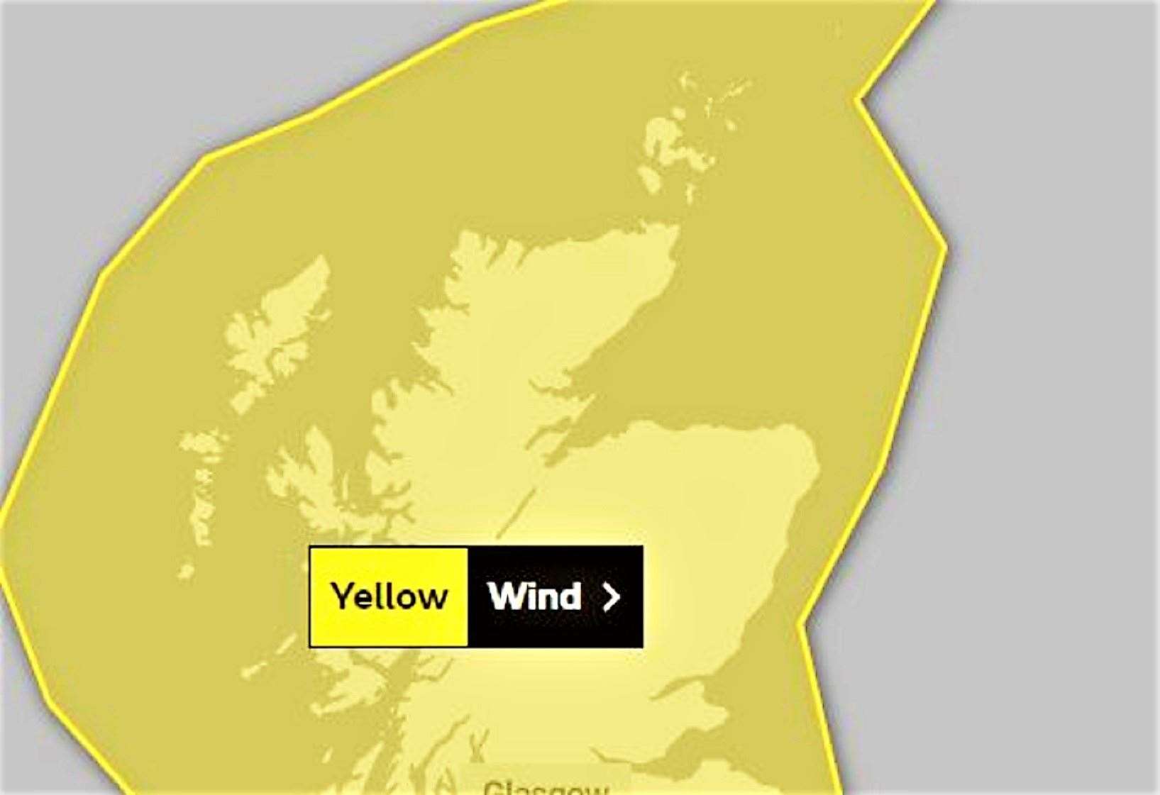 Met Office weather warning is in place for Friday and Saturday.