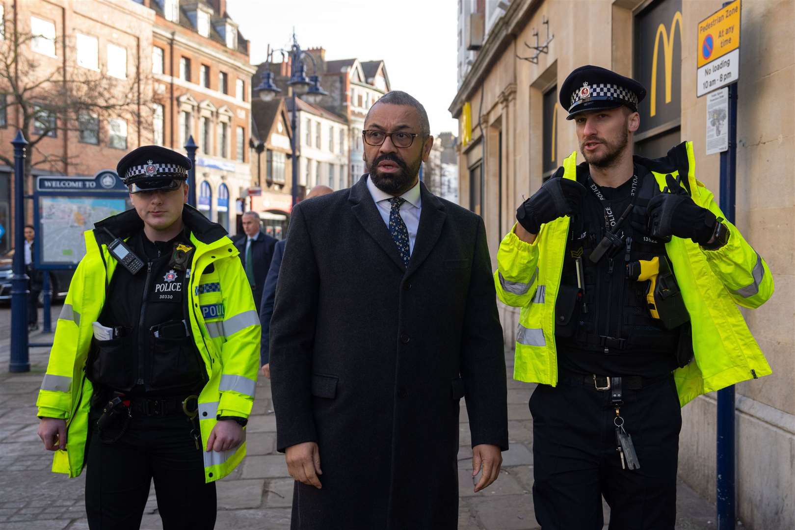 Home Secretary James Cleverly announced the new legislation for zombie knives last month (Carl Court/PA)