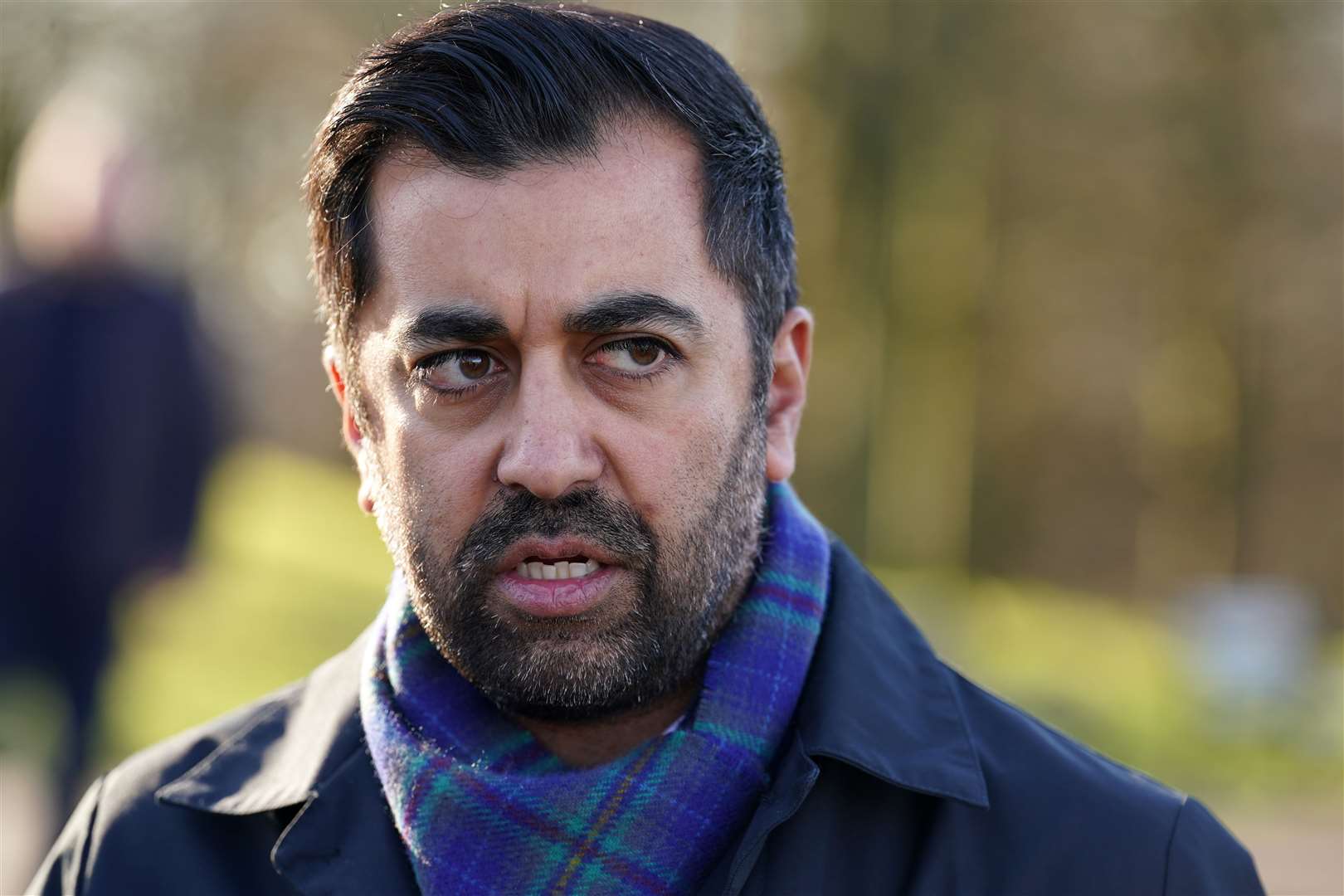 Humza Yousaf said the legislation is being enforced in a ‘proportionate way’ (Andrew Milligan/PA)