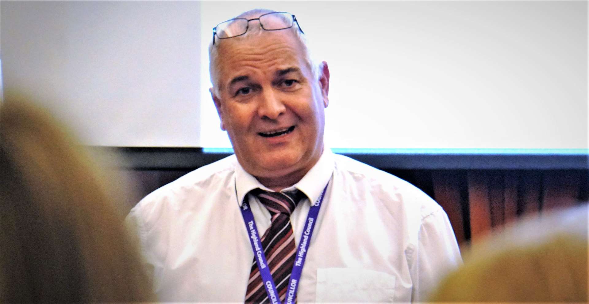 Wick and East Caithness councillor Raymond Bremner talked about the importance of volunteers in maintaining local cemeteries. Picture: DGS