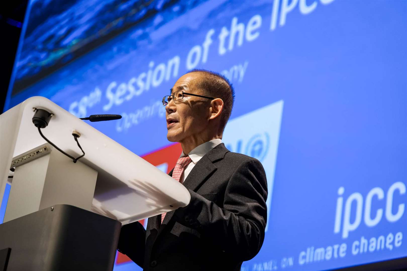 IPCC chairman Dr Hoesung Lee said equitable climate action will have wider benefits such as improving air quality and health (Handout/IPCC/Antoine Tardy/PA)