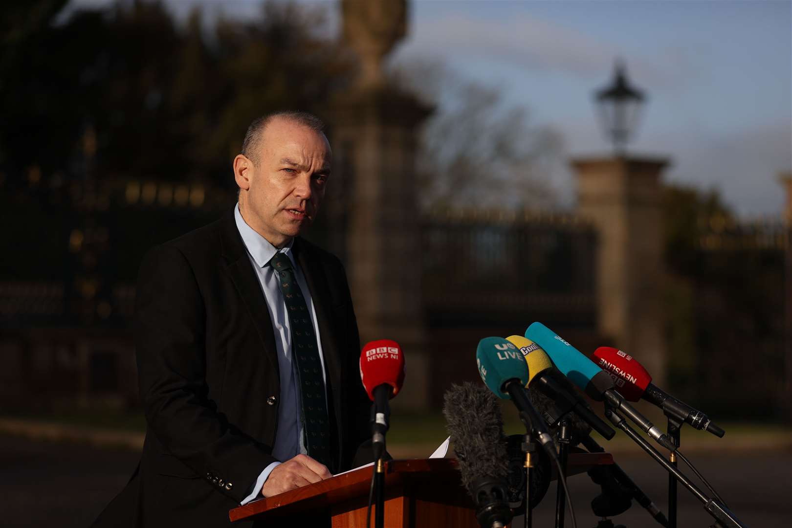 Northern Ireland Secretary Chris Heaton-Harris said in December that talks with the DUP over the trade border impasse had concluded (Liam McBurney/PA)