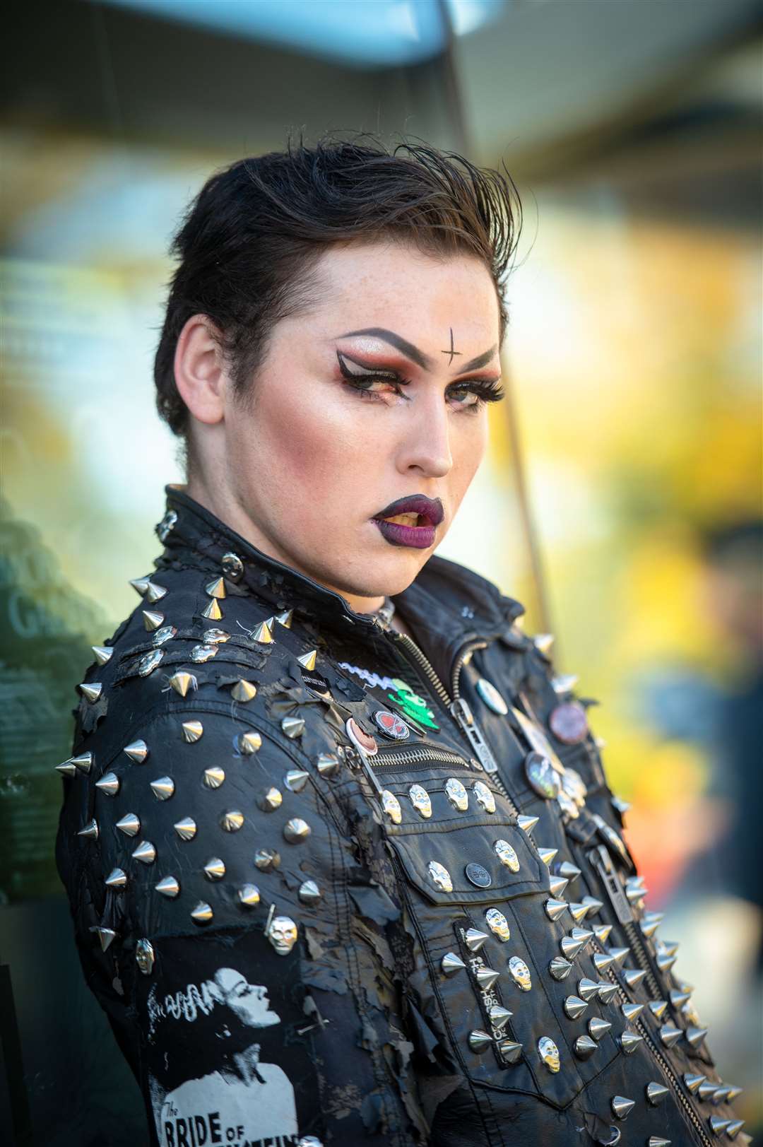 ProudNess LGBT March at Inverness drag make-up expert Scott Sweeney. Picture: Callum Mackay
