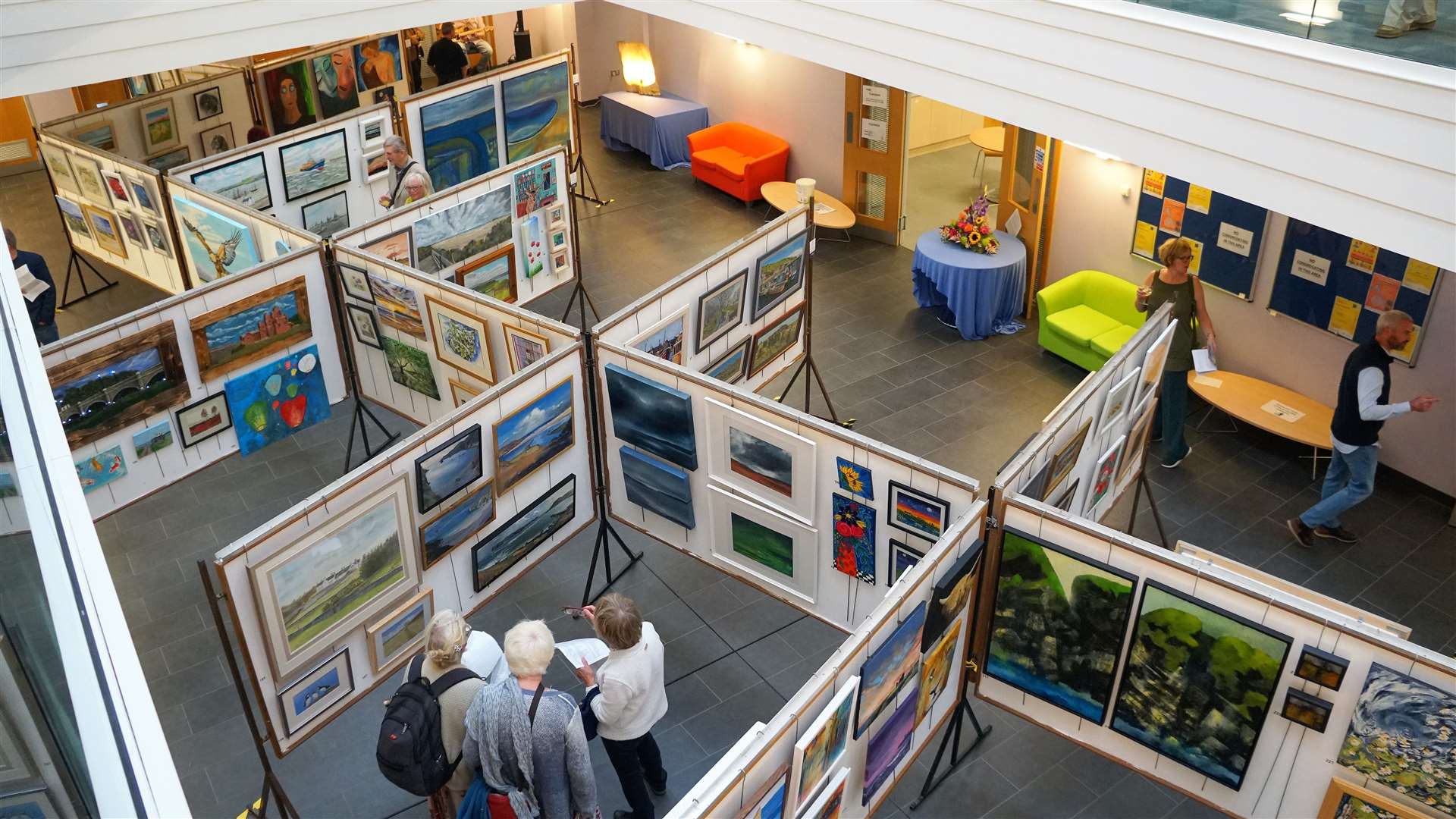 The 2022 show by the Society of Caithness Artists was held in the ETEC building of the Thurso UHI campus. Picture: DGS