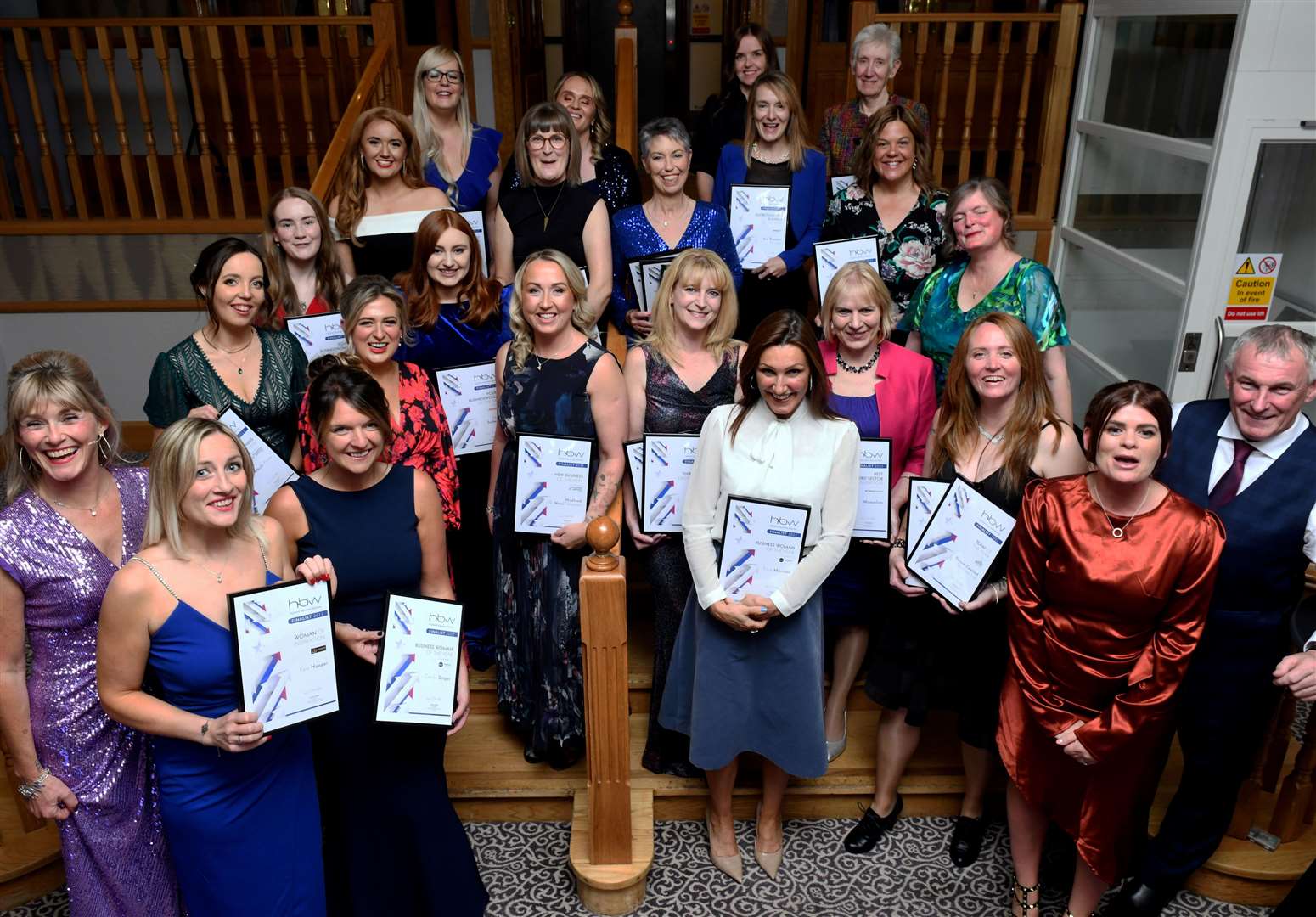 All the prize-winners at last year's Highland Business Women awards. Picture: James Mackenzie