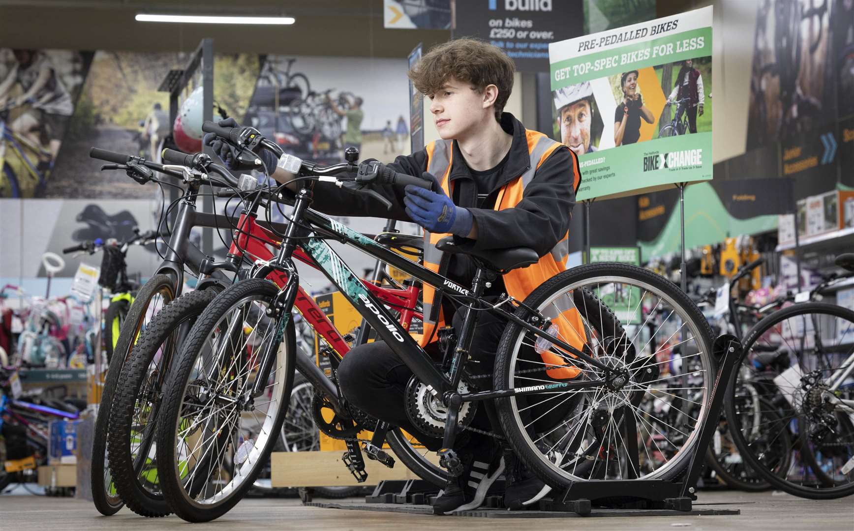 Halfords has revealed a decline in like-for-like sales in its cycling business (Matt Alexander/PA)