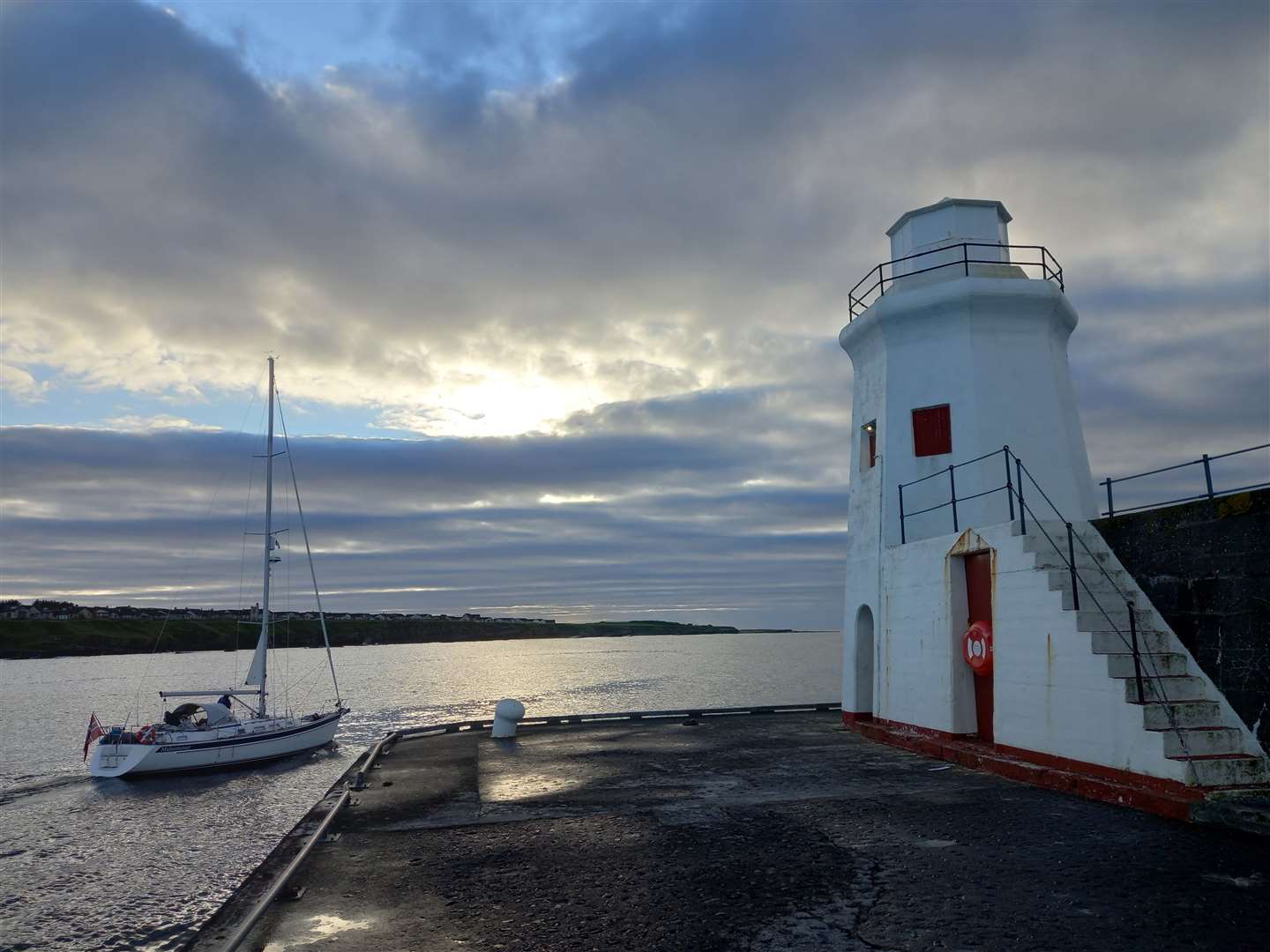 Matthew Towe made an early start and enjoyed some lovely views around the harbour in Wick.
