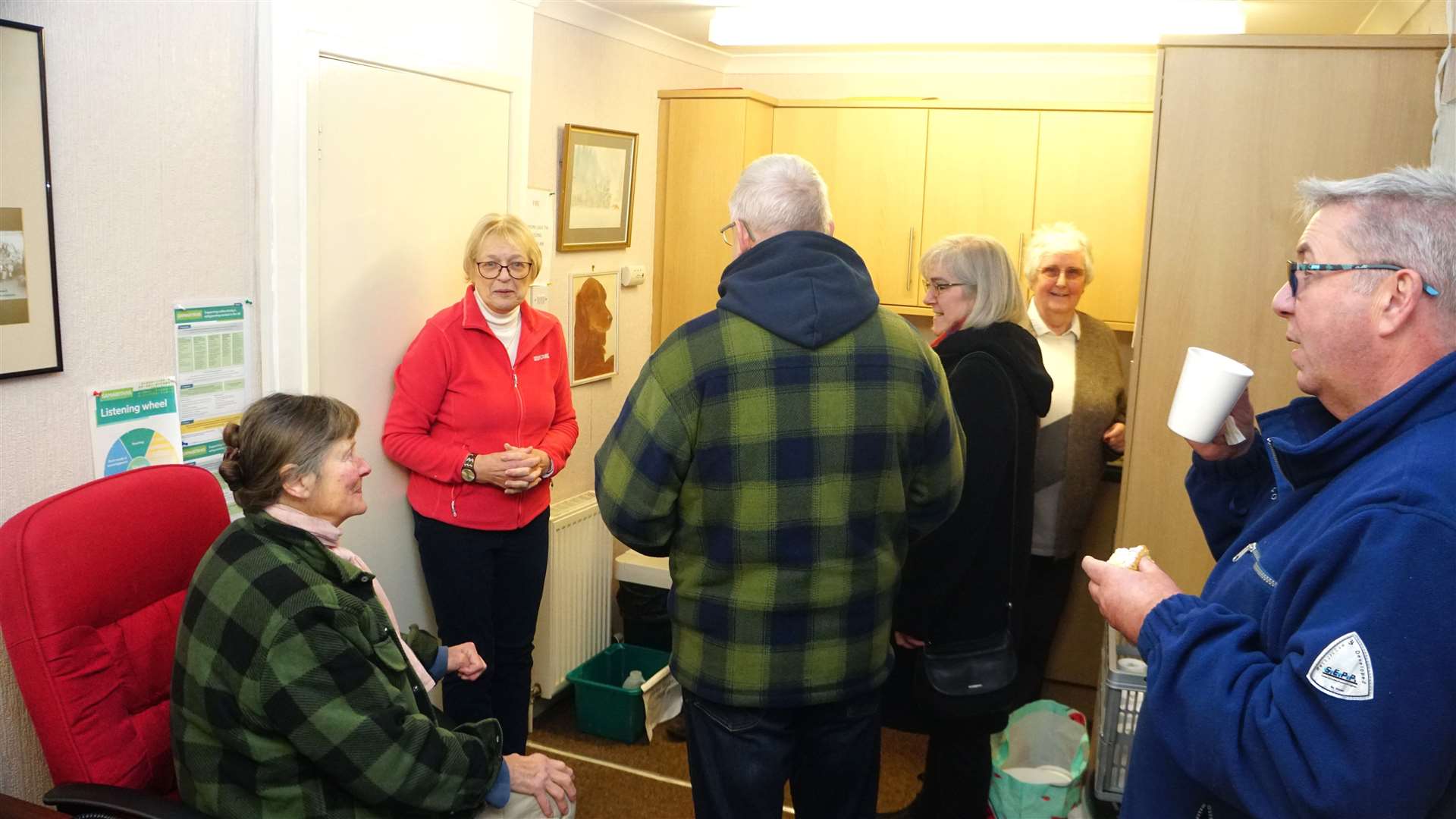 The Samaritans branch in Thurso had a special open day on Saturday morning in which the public could come in and find out more about volunteering. Picture: DGS