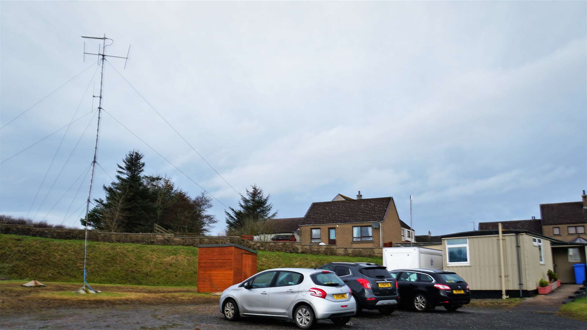 Caithness FM as it is today. The large transmitter on the left is no longer in use. Pictures: DGS