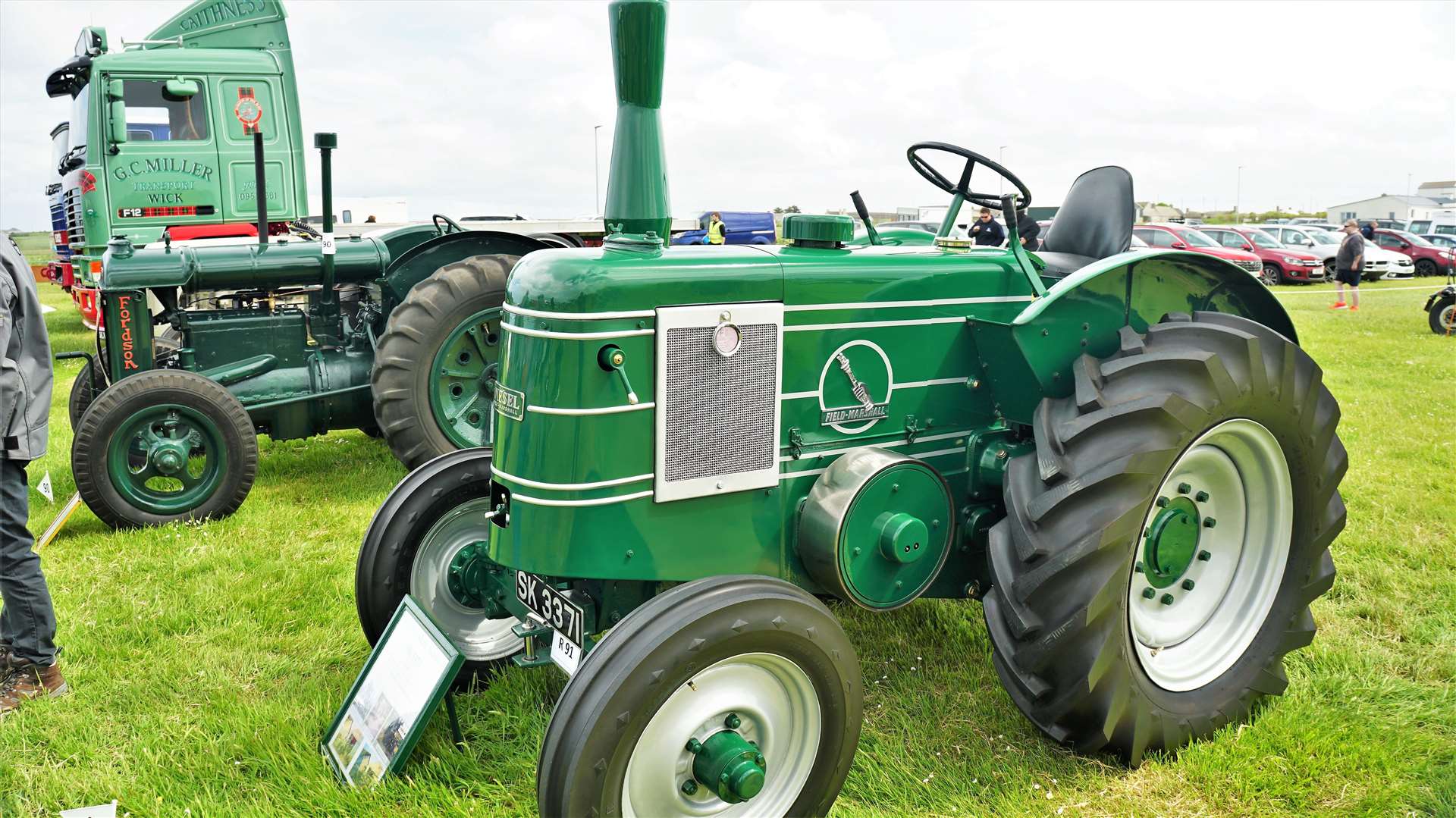 A beautifully restored 1948 Field Marshall Series 2 Tractor owned by Nicol Mackenzie, Halkirk. It came first in its farm vehicle class. Picture: DGS