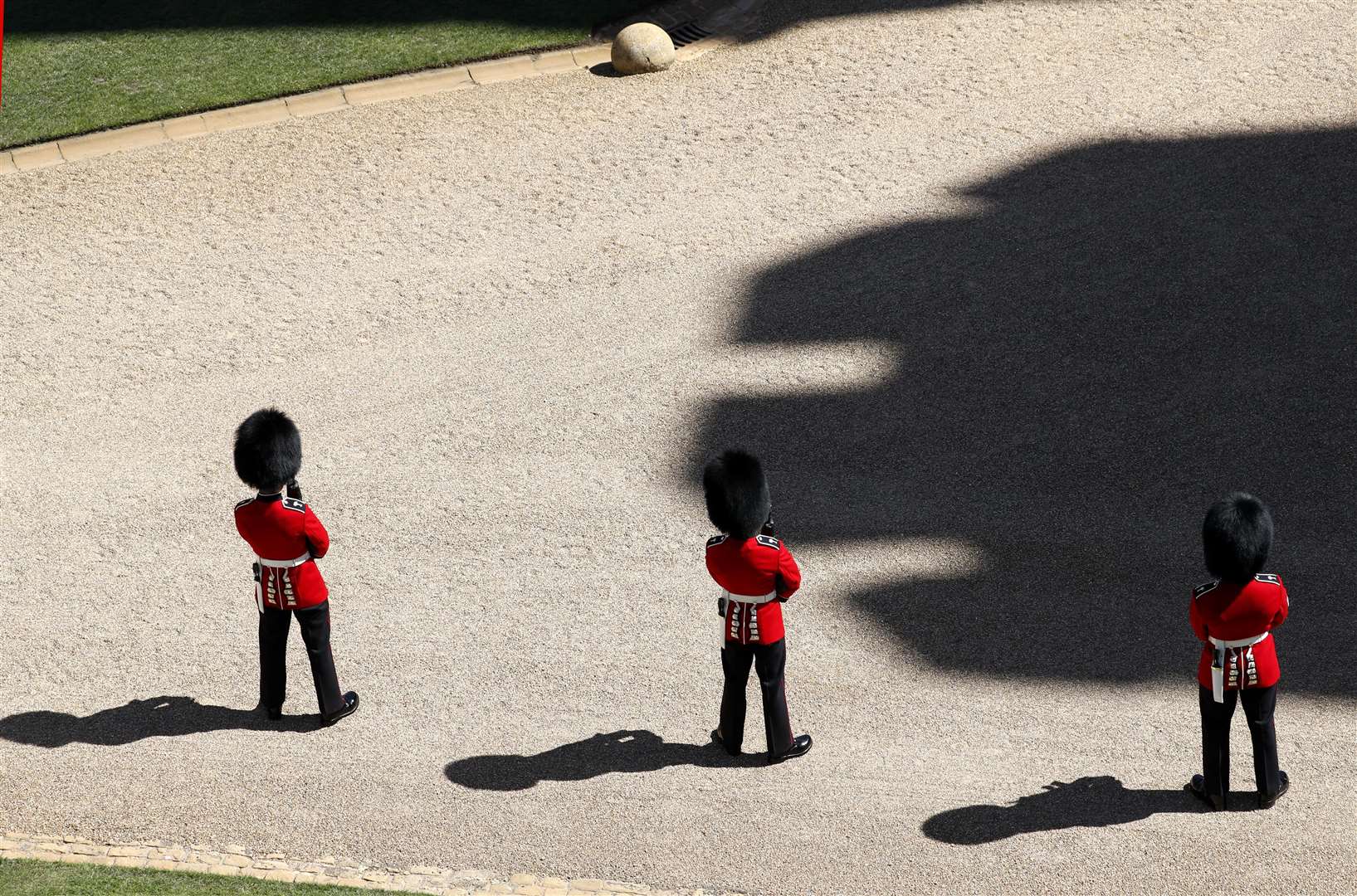 Members of the Coldstream Guards (Adrian Dennis/PA)