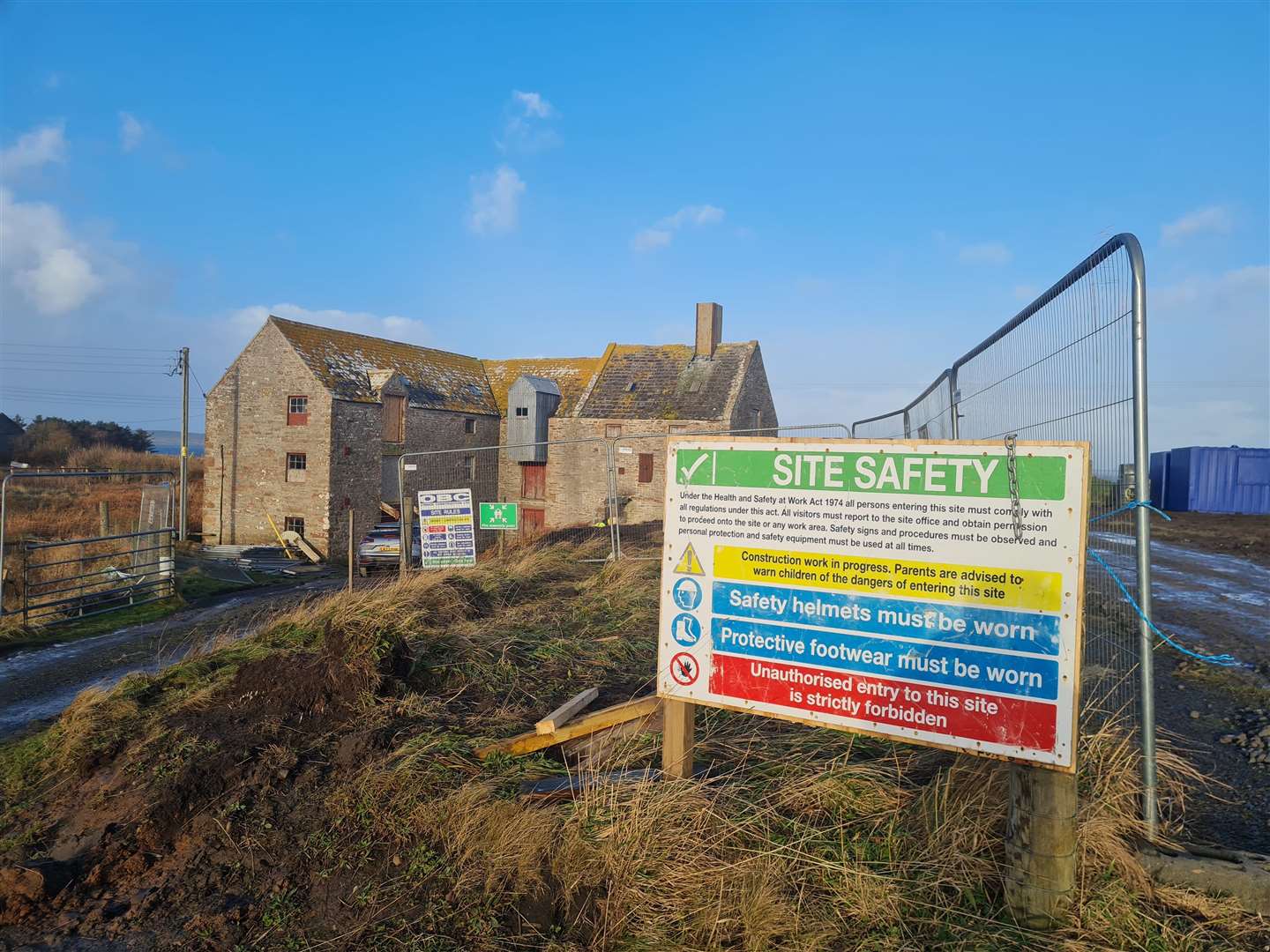 Work has begun on repairing and extending the category 'B' mill complex.