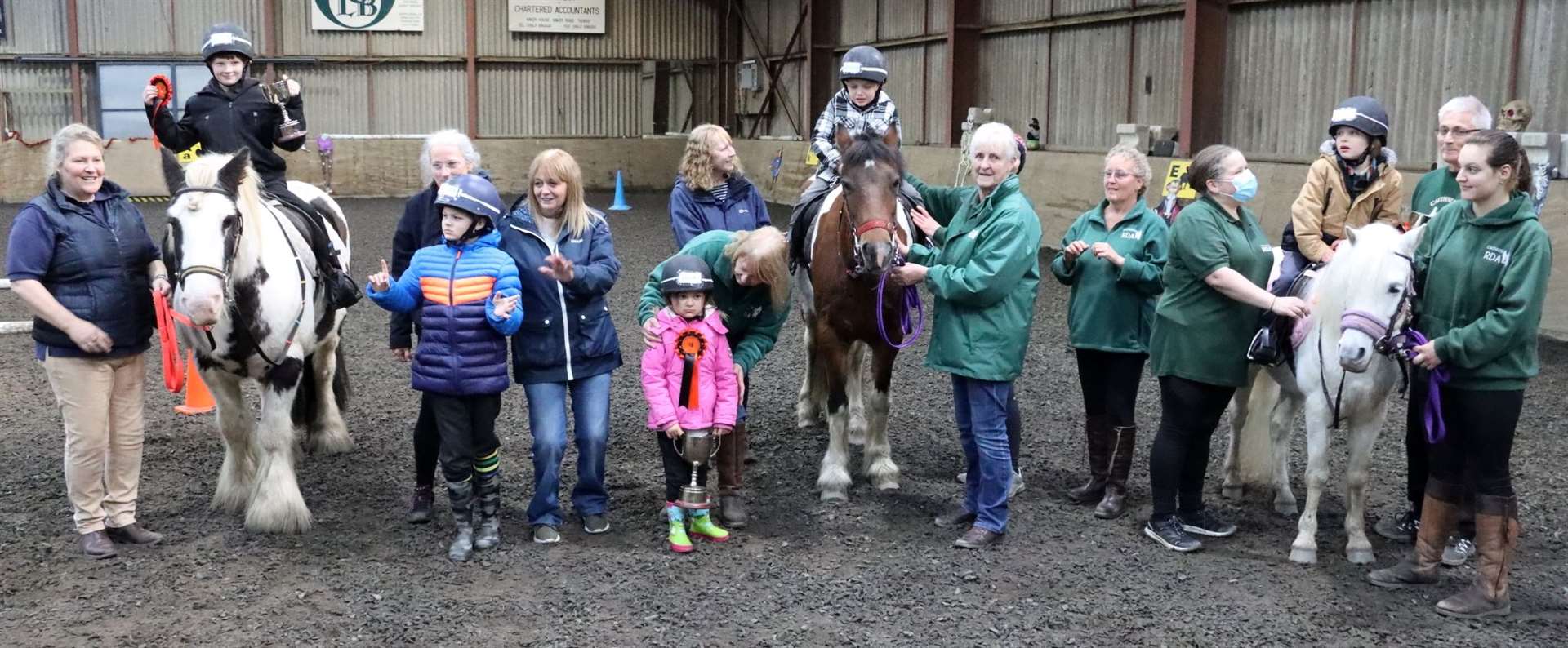 The ride three group at the Caithness Riding for the Disabled Association prize-giving. Picture: Neil Buchan