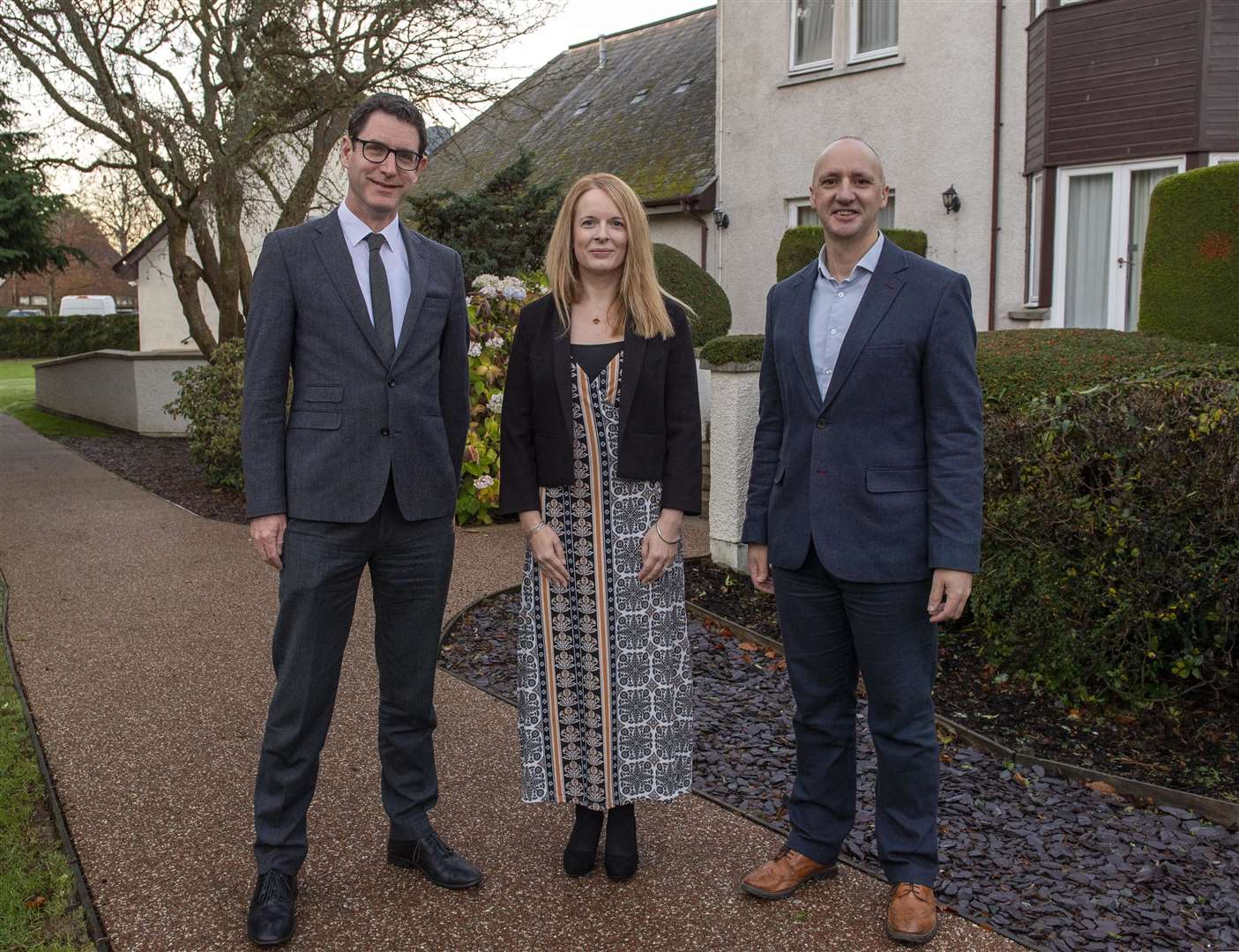Left to right: Paddy Mathews, Head of Operations, Ireland’s Hidden Heartlands, Alison Clark, Head of Community Support and Engagement at the Highland Council and Chris Taylor, VisitScotland Regional Leadership Director. Pic. Trevor Martin