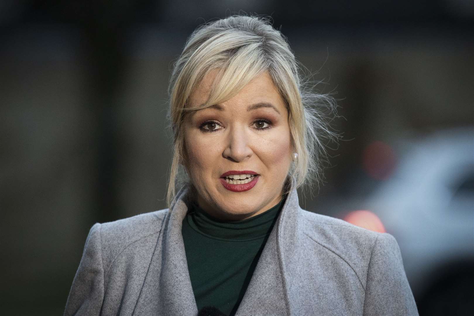 Sinn Fein Vice President Michelle O’Neill tabled the recall petition (Liam McBurney/PA)