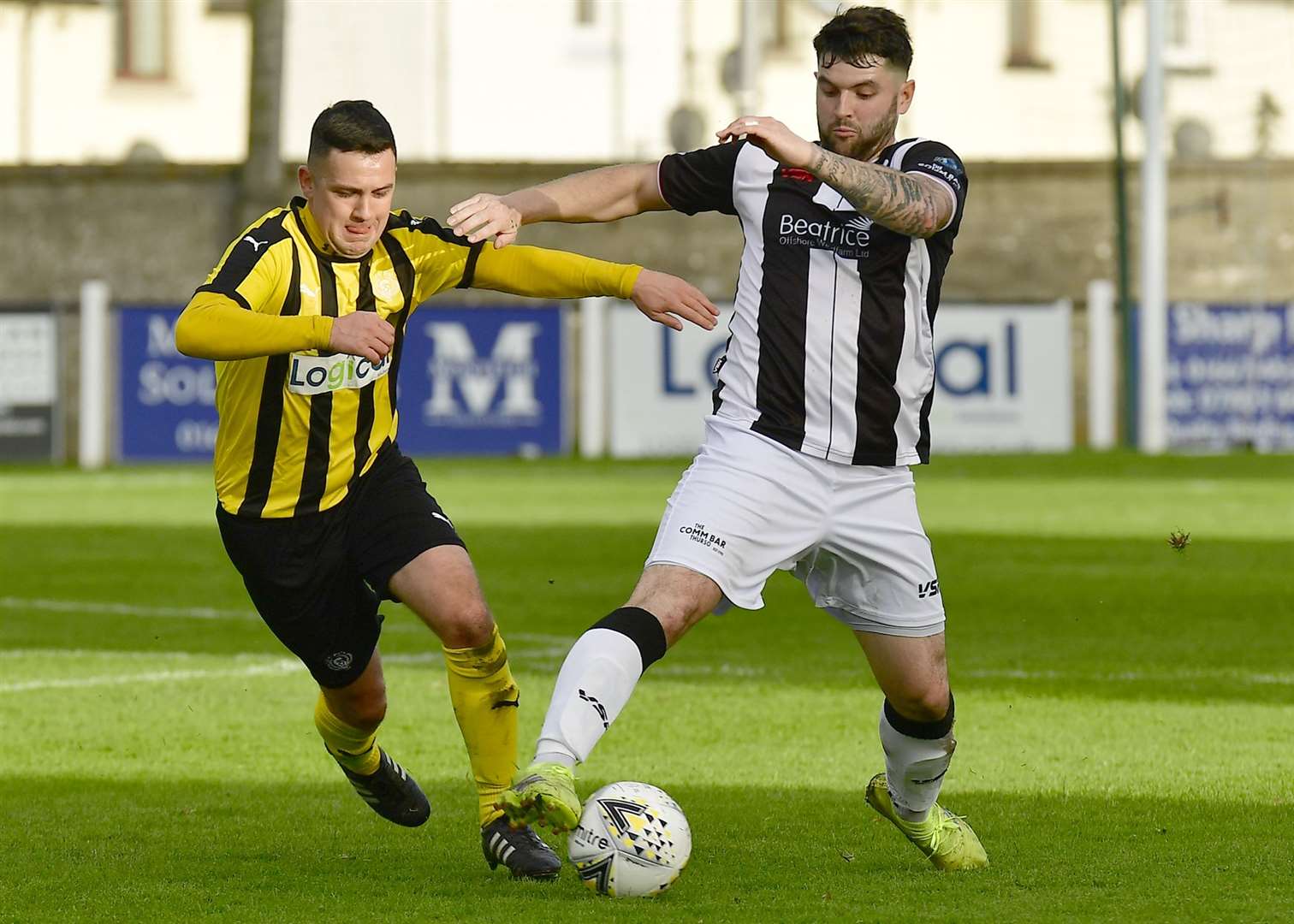 Sam Mackay playing for Wick Academy against Nairn County in 2019. Picture: Mel Roger