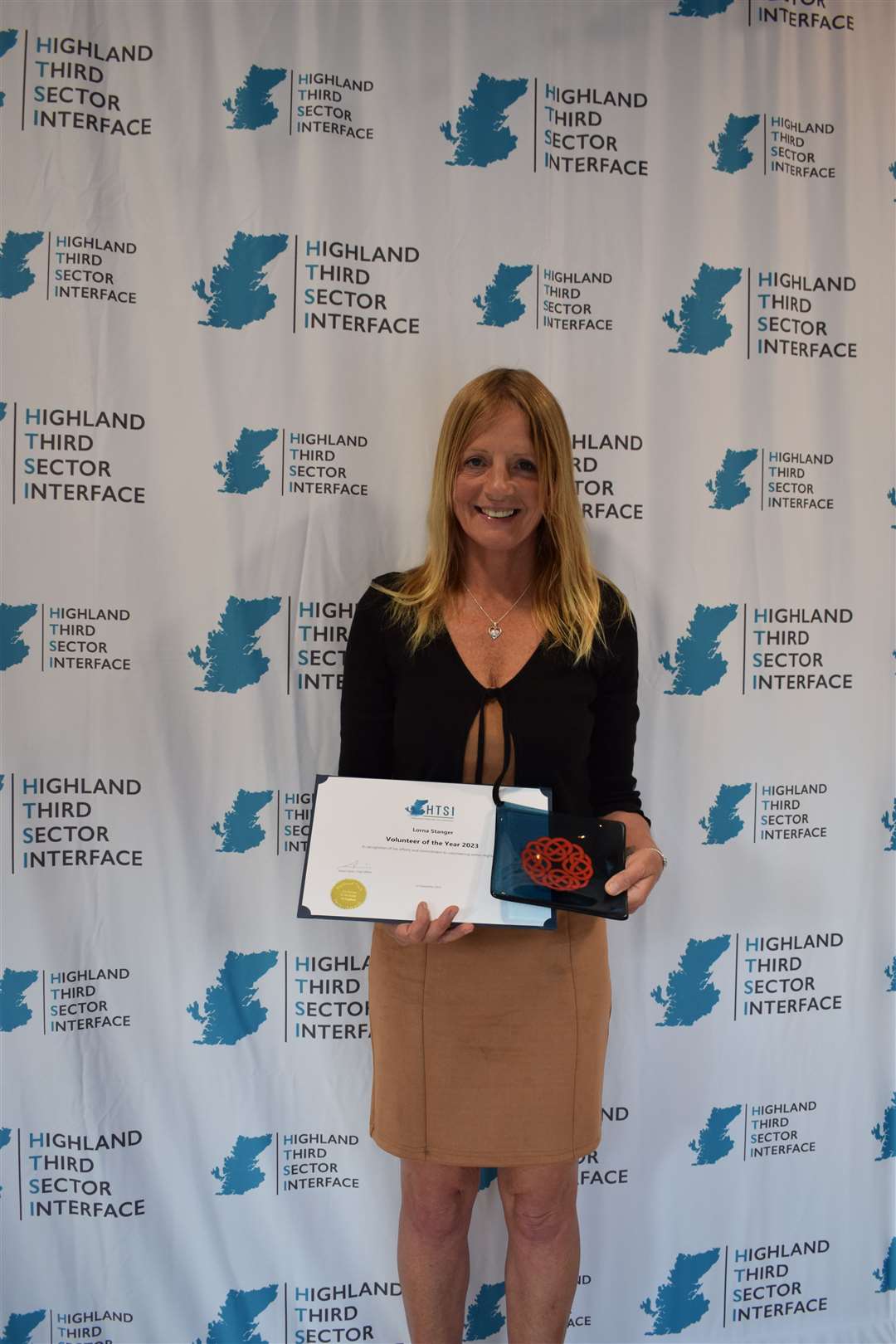 Lorna Stanger picked up an award for volunteer of the year at the Highland Third Sector Interface awards.