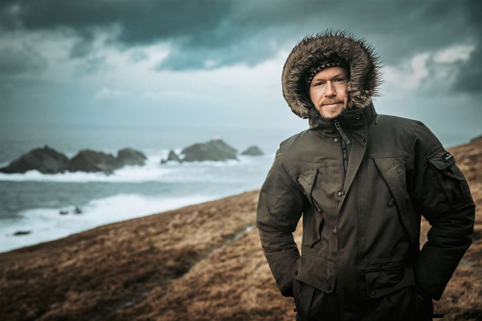 Chaz Powell reached the northern most point of the British Isles. Picture: Katie Taylor