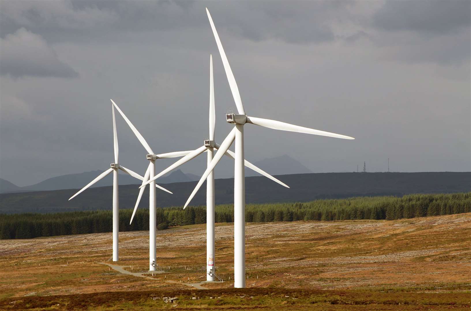 Scotland’s vast renewable energy potential was highlighted by energy minister Paul Wheelhouse. Picture: Alan Hendry