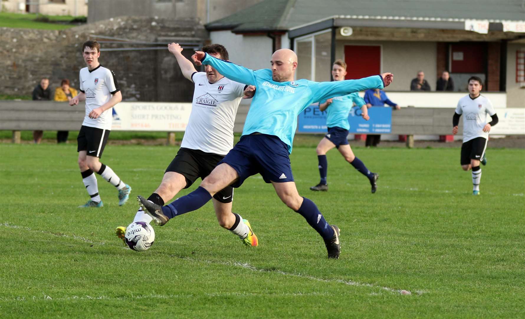 Thurso Swifts and Wick Groats met earlier in the season but the match that was scheduled between the two was cancelled as Swifts failed to raise a starting eleven. It is the third time this season that Swifts have forfeited a fixture. Picture: James Gunn