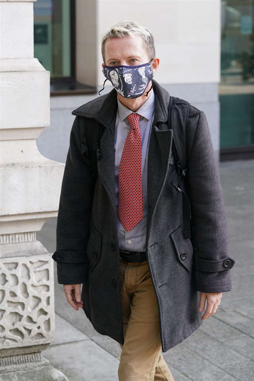 David Knott leaves Westminster Magistrates’ Court (Ian West/PA)