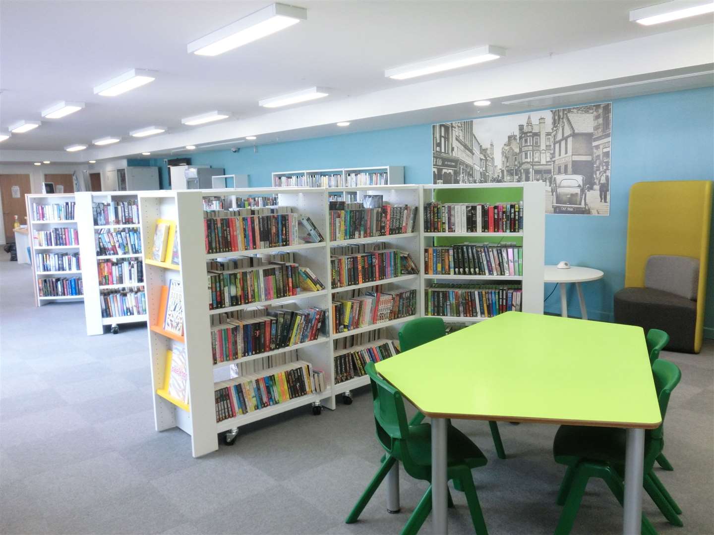 The public library at Wick's campus. Picture: DGS