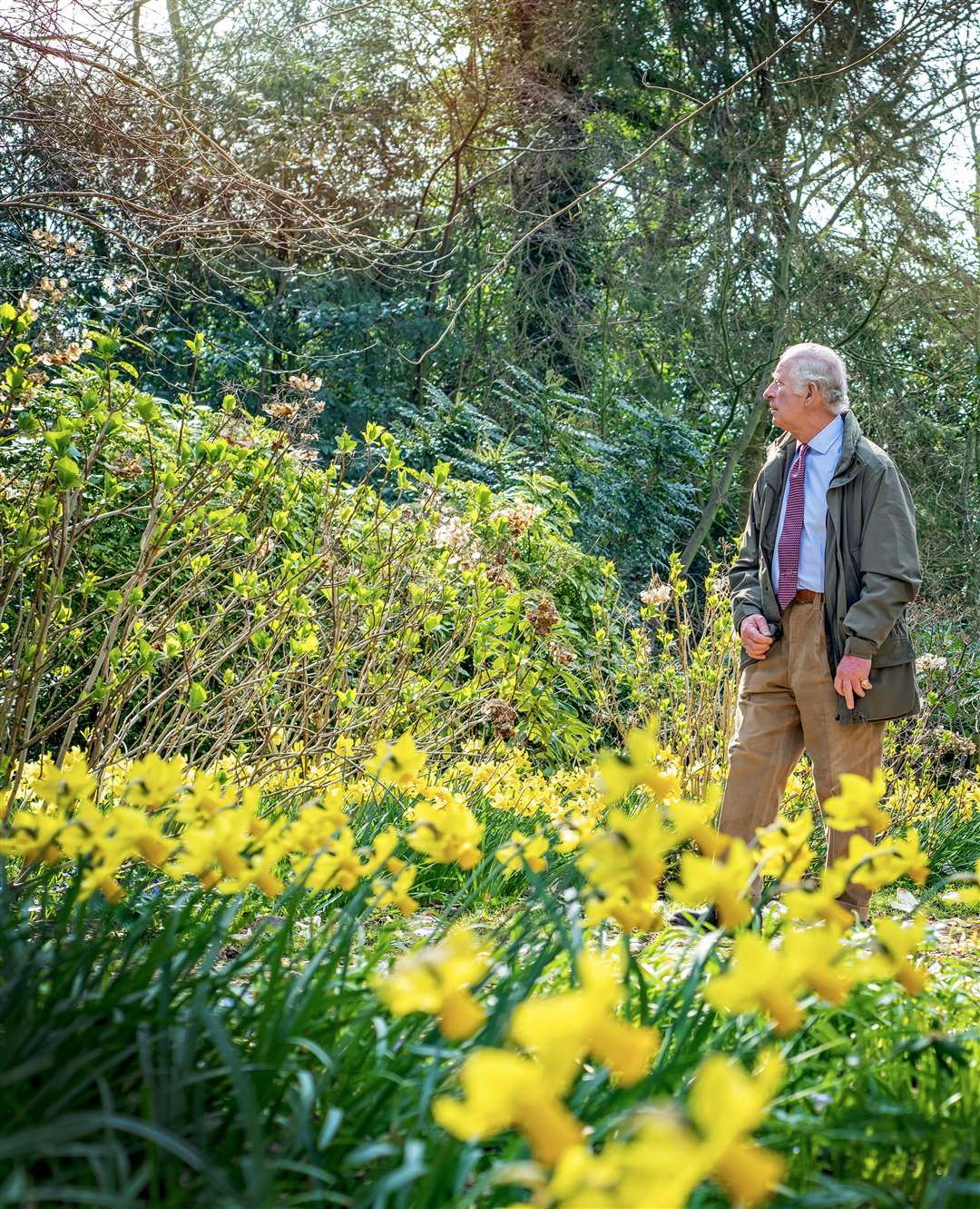 Charles in the gardens of his home Highgrove (Leanne Punshon/The Prince’s Foundation/PA)