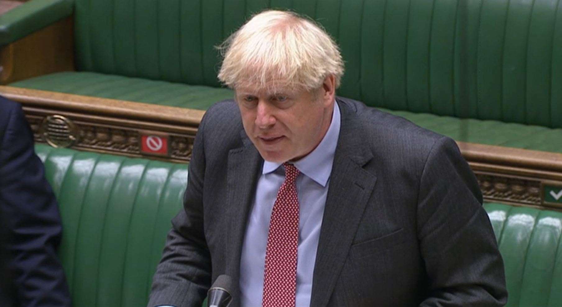 Boris Johnson said he thought people in the UK were ‘overwhelmingly’ following the rules (House of Commons/PA)