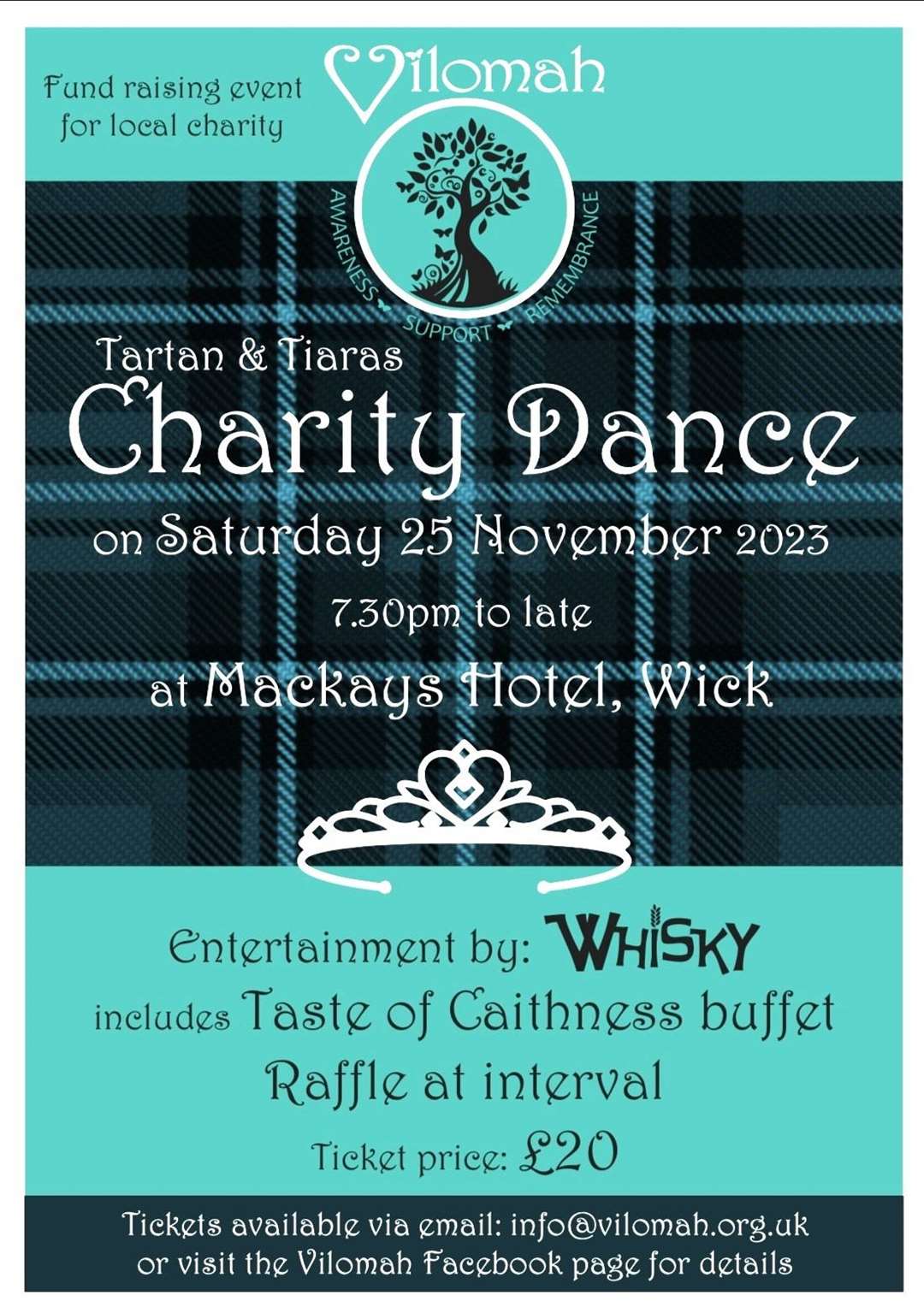 Charity dance poster.