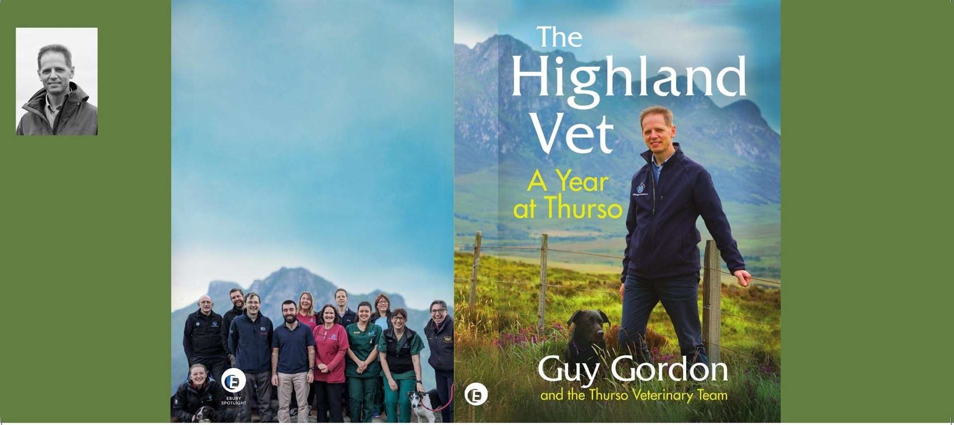 The cover for the new book – A Year at Thurso.